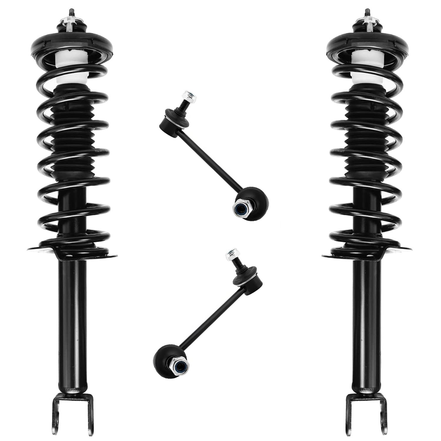 4pc Rear Struts Sway Bar Links Suspension Kit