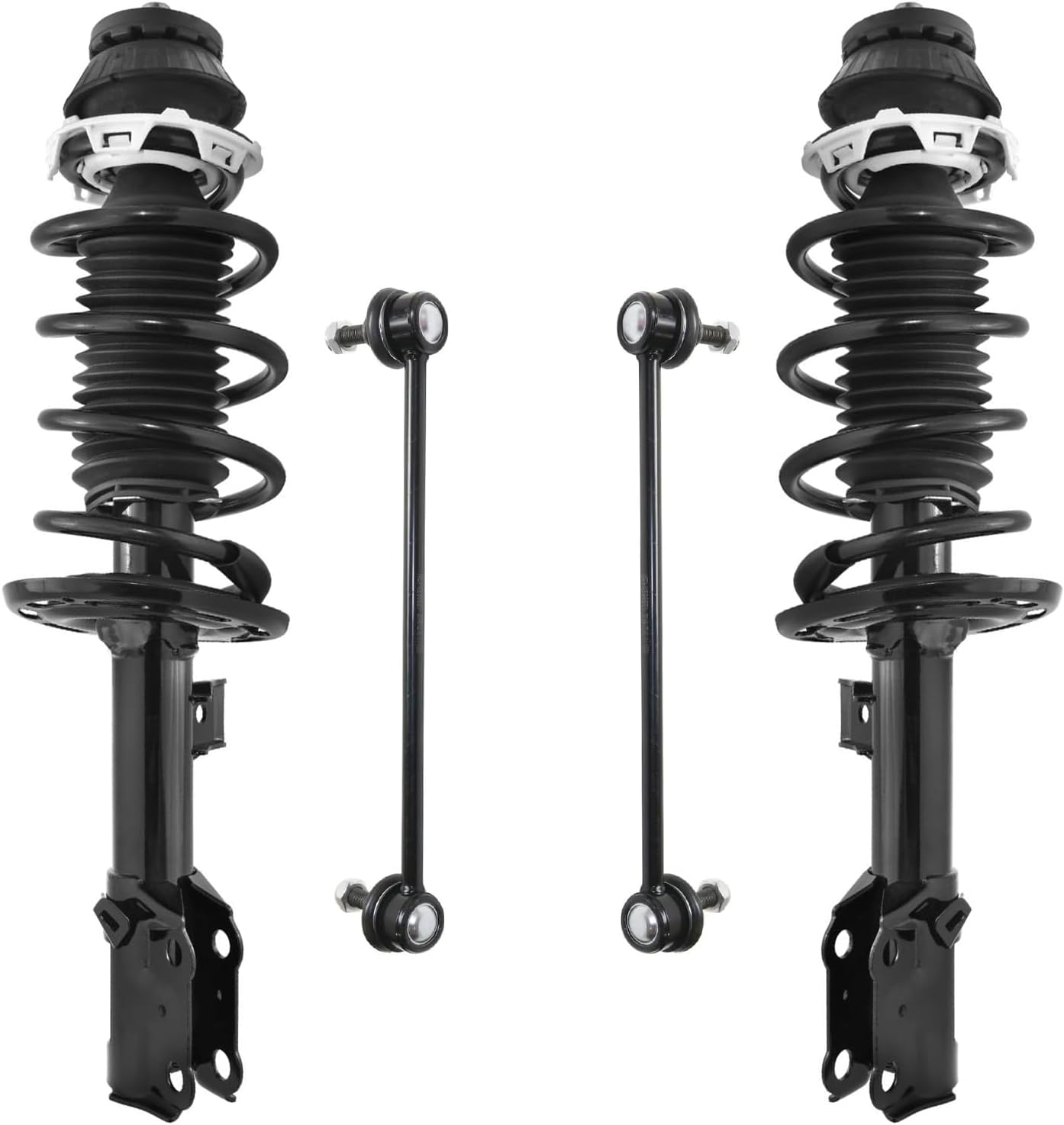 4pc Front Struts Sway Bar Links Suspension Kit