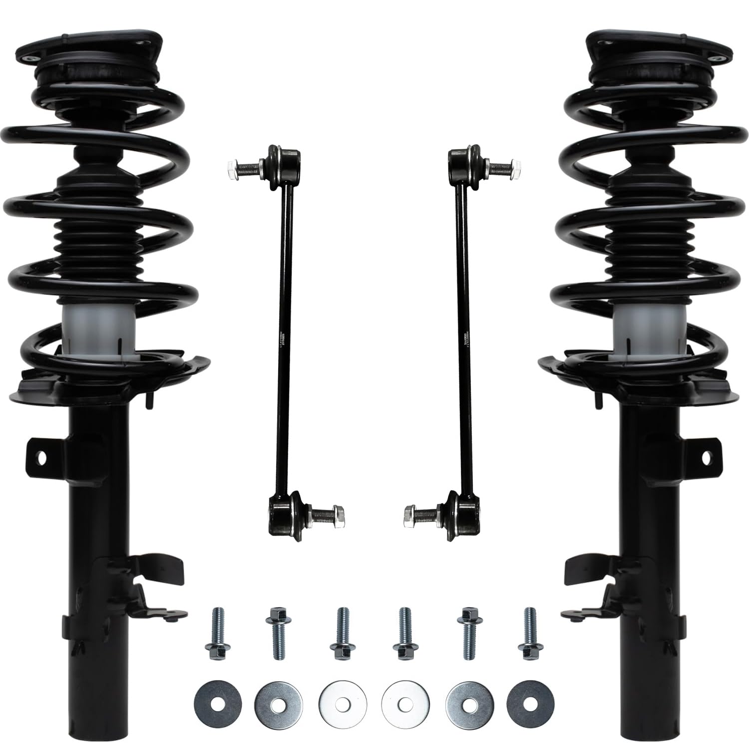 4pc Front Struts Sway Bar Links Suspension Kit