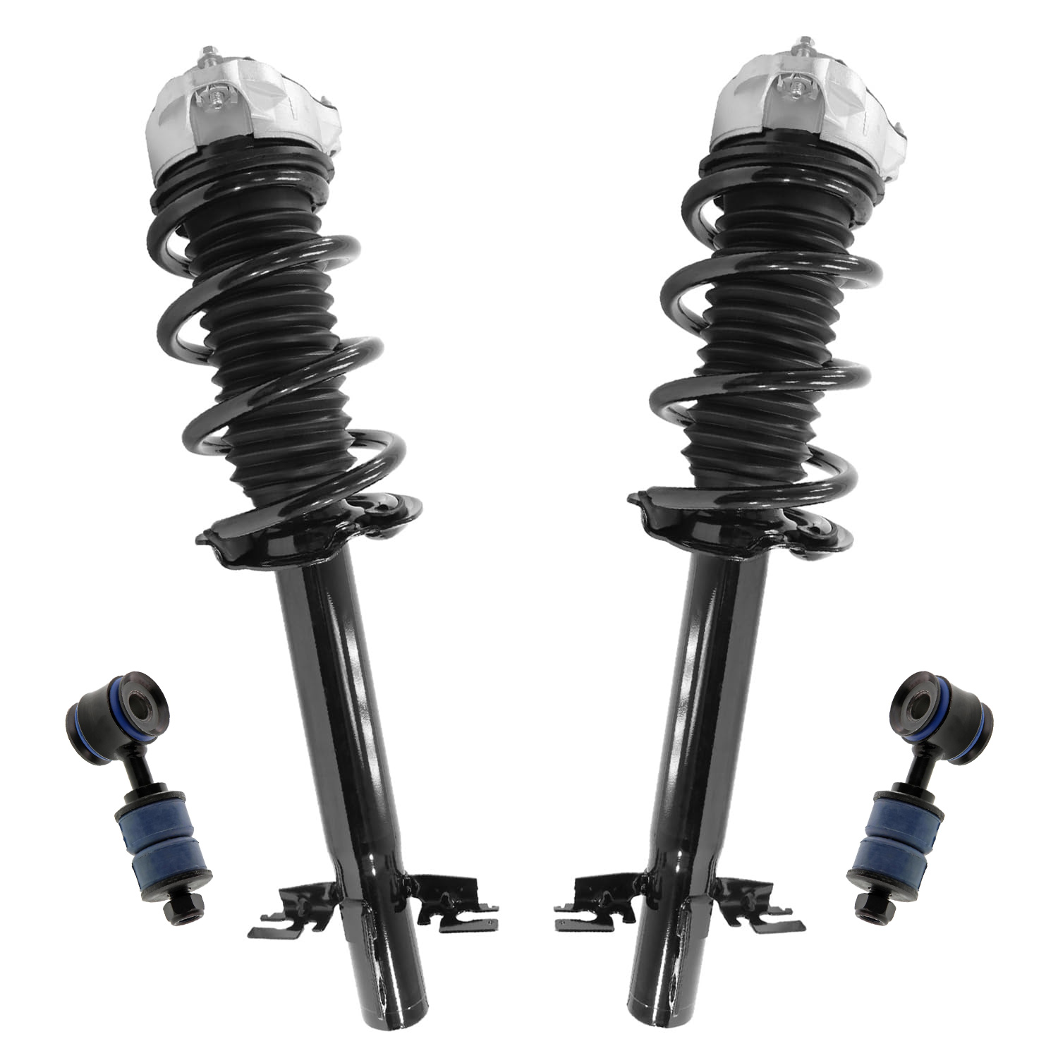 4pc Front Struts Sway Bar Links Suspension Kit