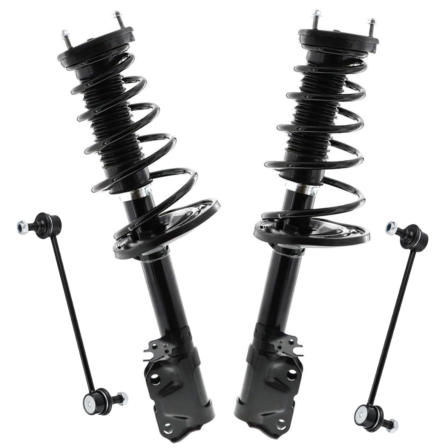 4pc Rear Struts Sway Bar Links Suspension Kit