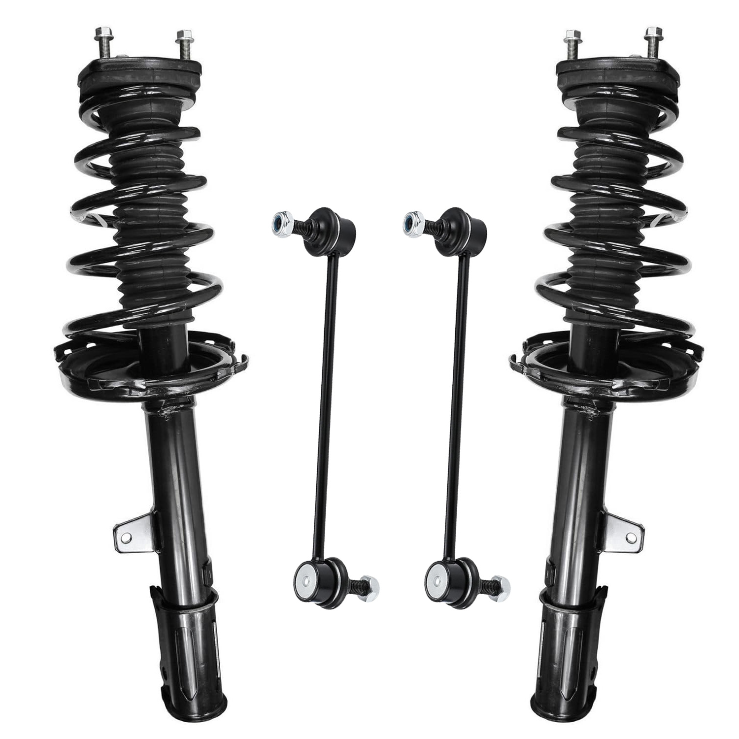 4pc Rear Struts Sway Bar Links Suspension Kit