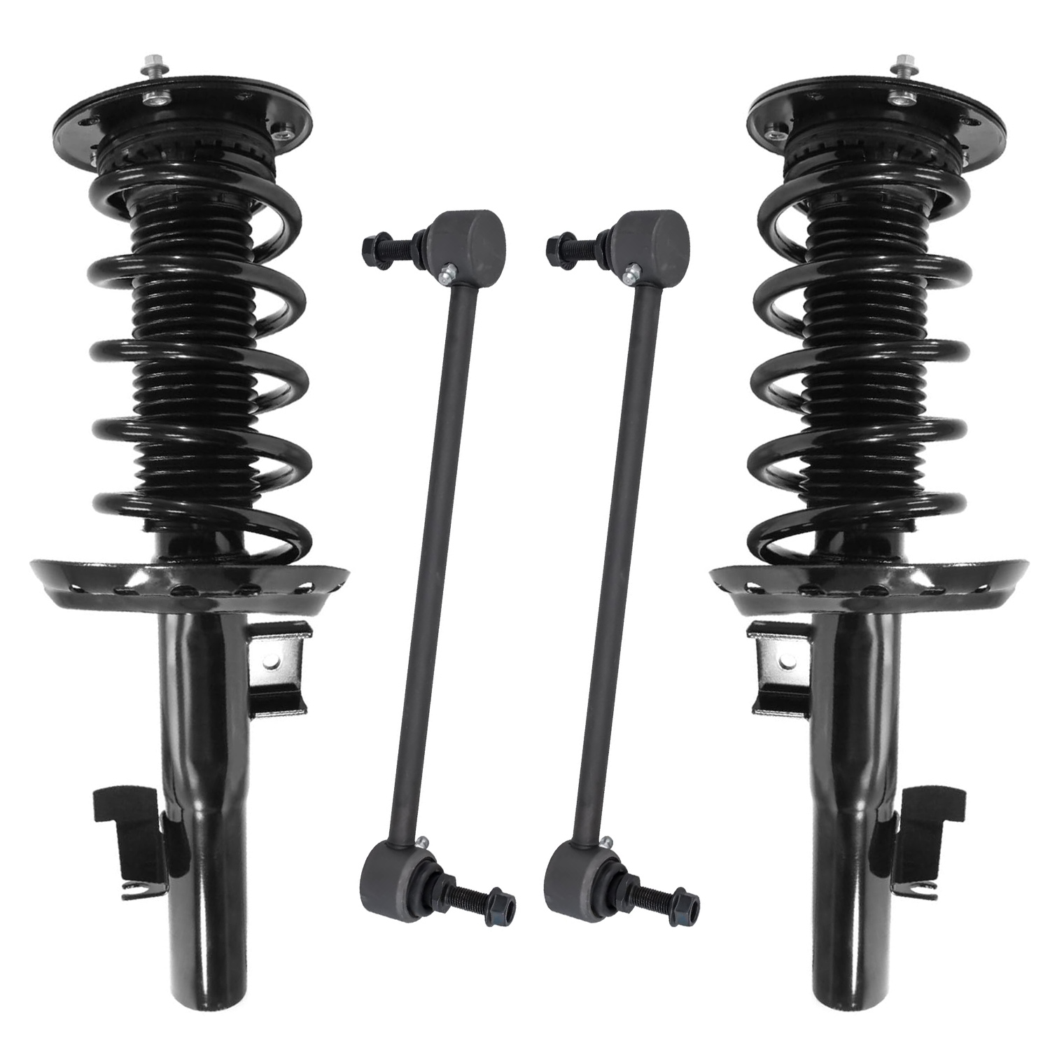 4pc Front Struts Sway Bar Links Suspension Kit
