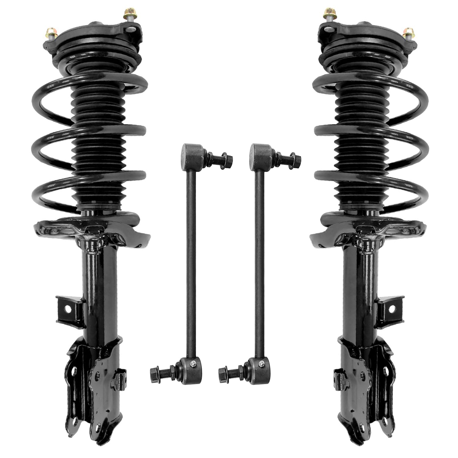 4pc Front Struts Sway Bar Links Suspension Kit