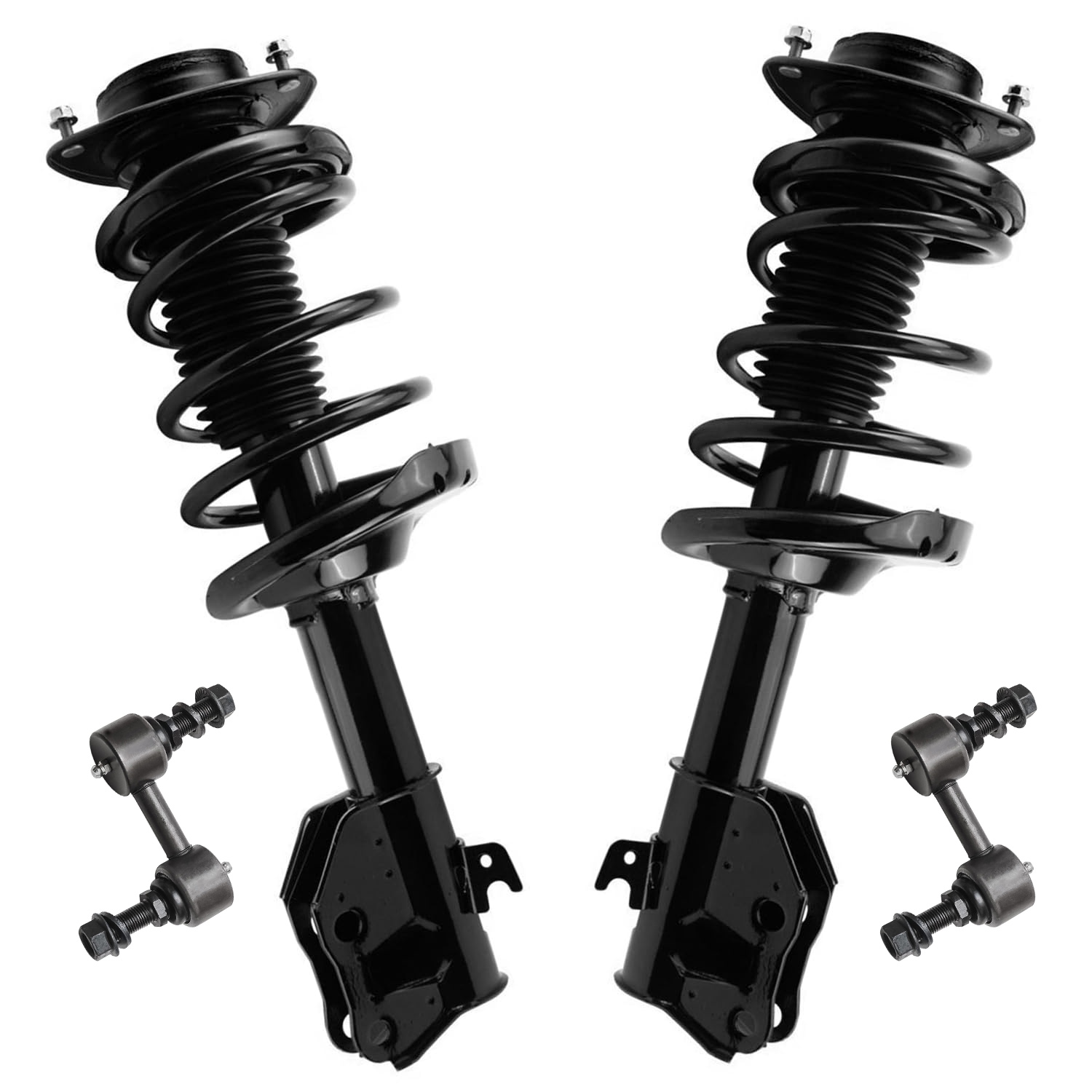4pc Front Struts Sway Bar Links Suspension Kit