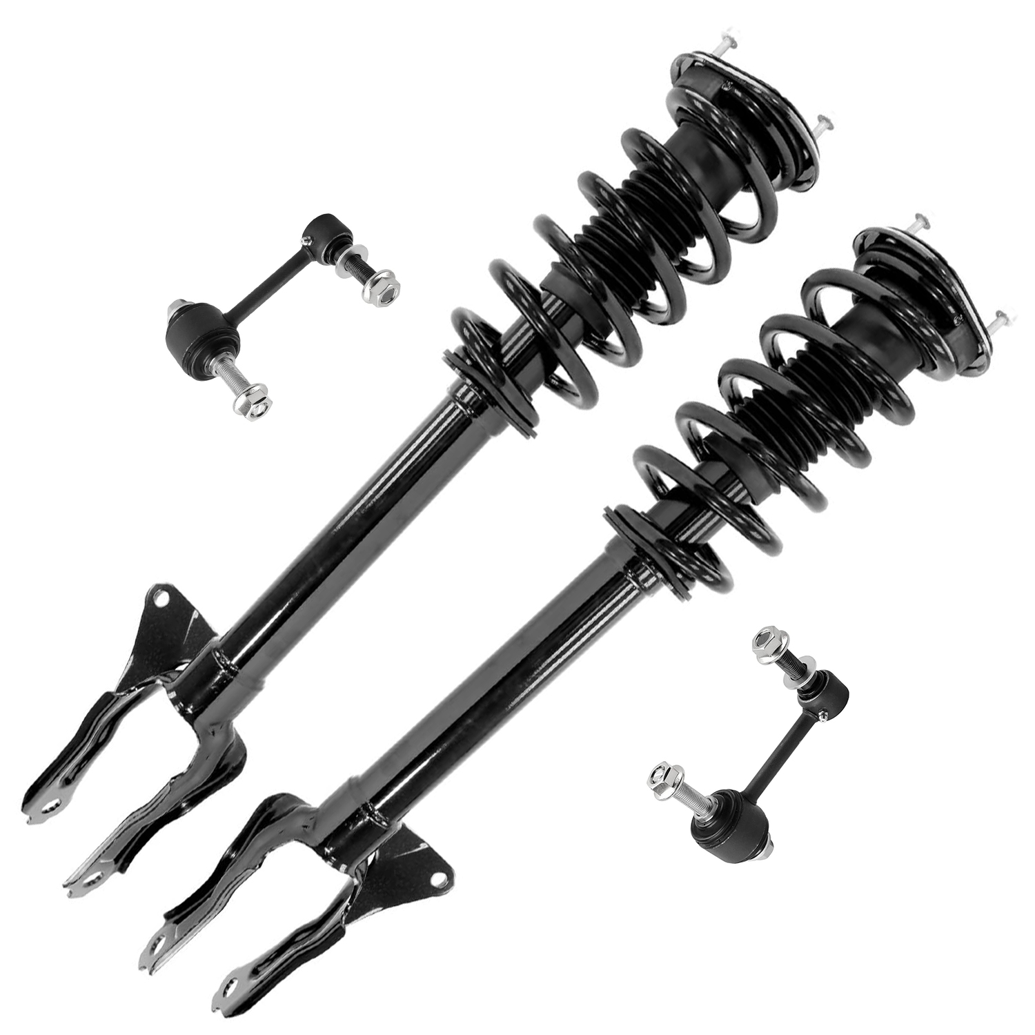 4pc Front Struts Sway Bar Links Suspension Kit