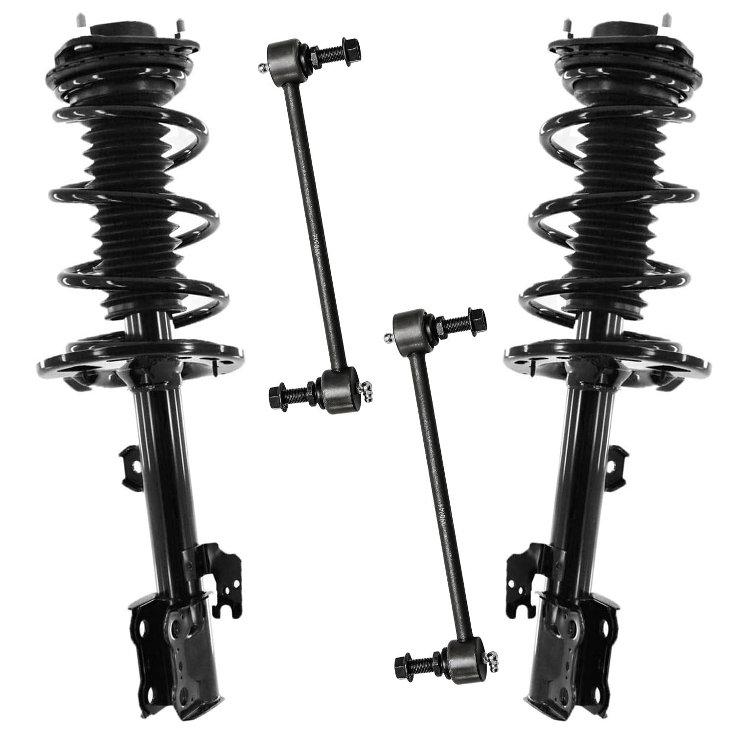 4pc Front Struts Sway Bar Links Suspension Kit