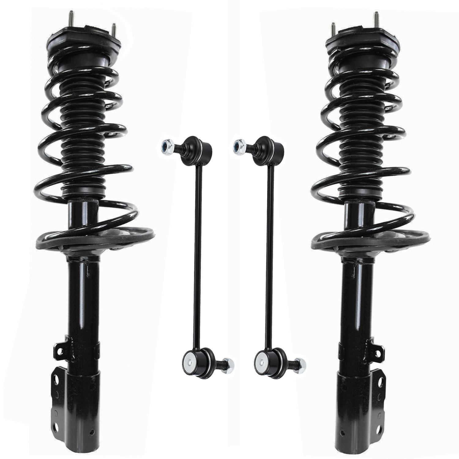 4pc Rear Struts Sway Bar Links Suspension Kit