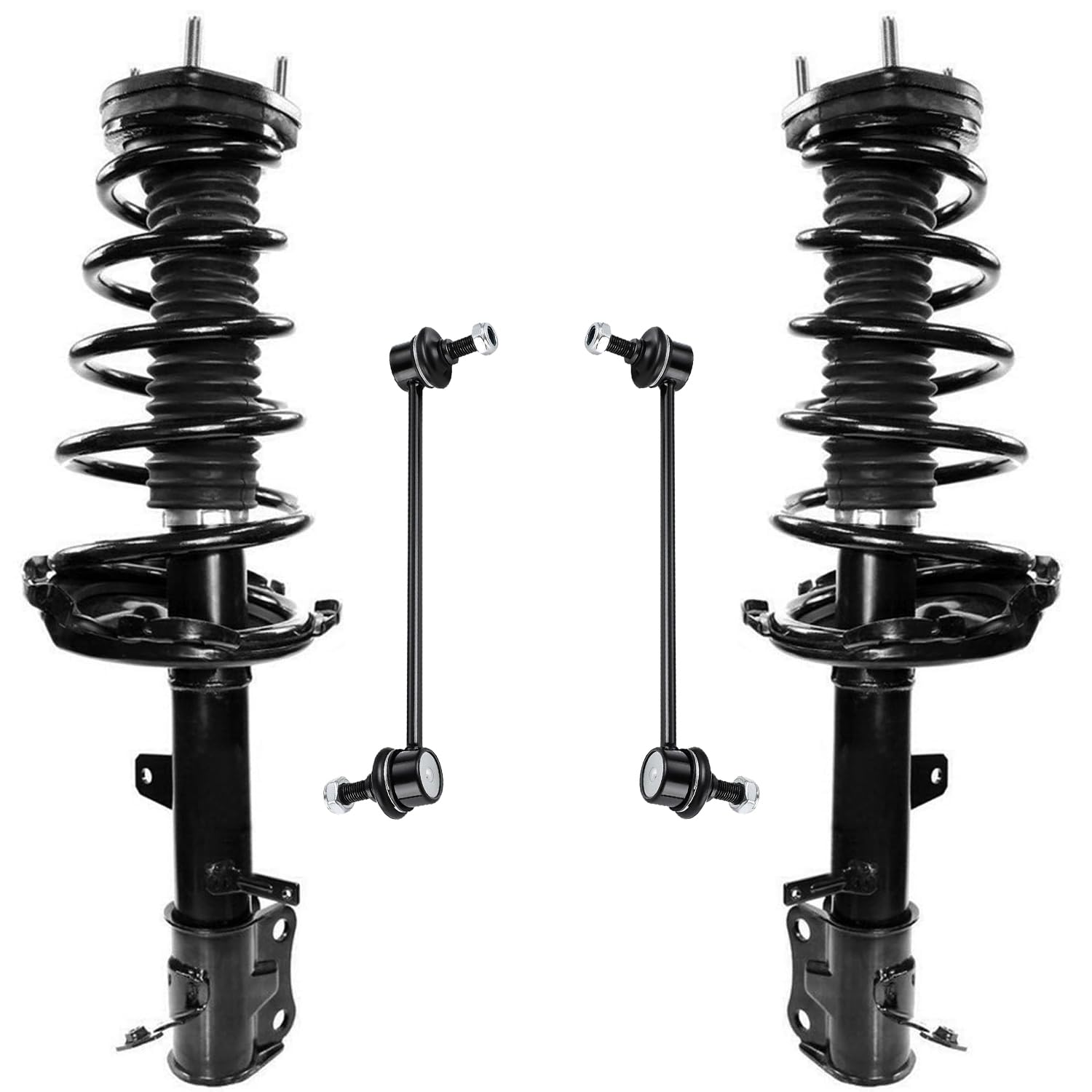 4pc Rear Struts Sway Bar Links Suspension Kit