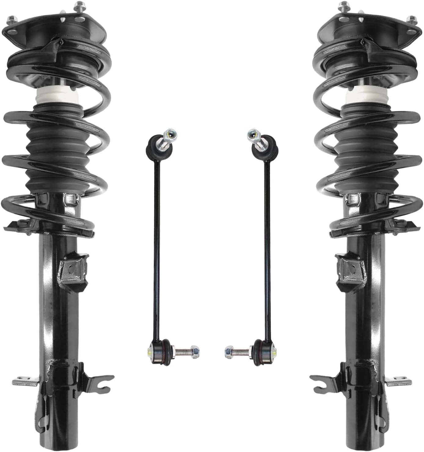 4pc Front Struts Sway Bar Links Suspension Kit
