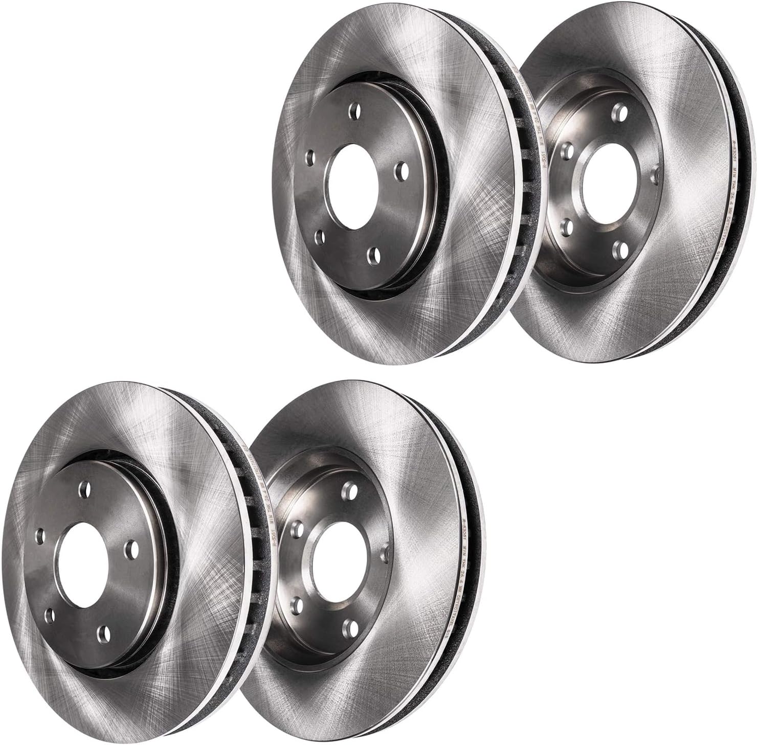 4pc Front & Rear Disc Brake Rotors Kit
