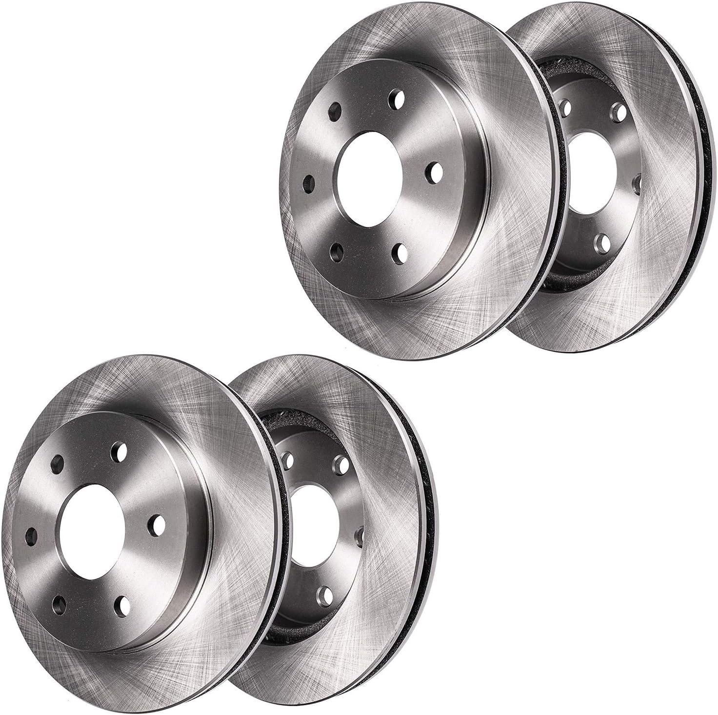 4pc Front & Rear Disc Brake Rotors Kit