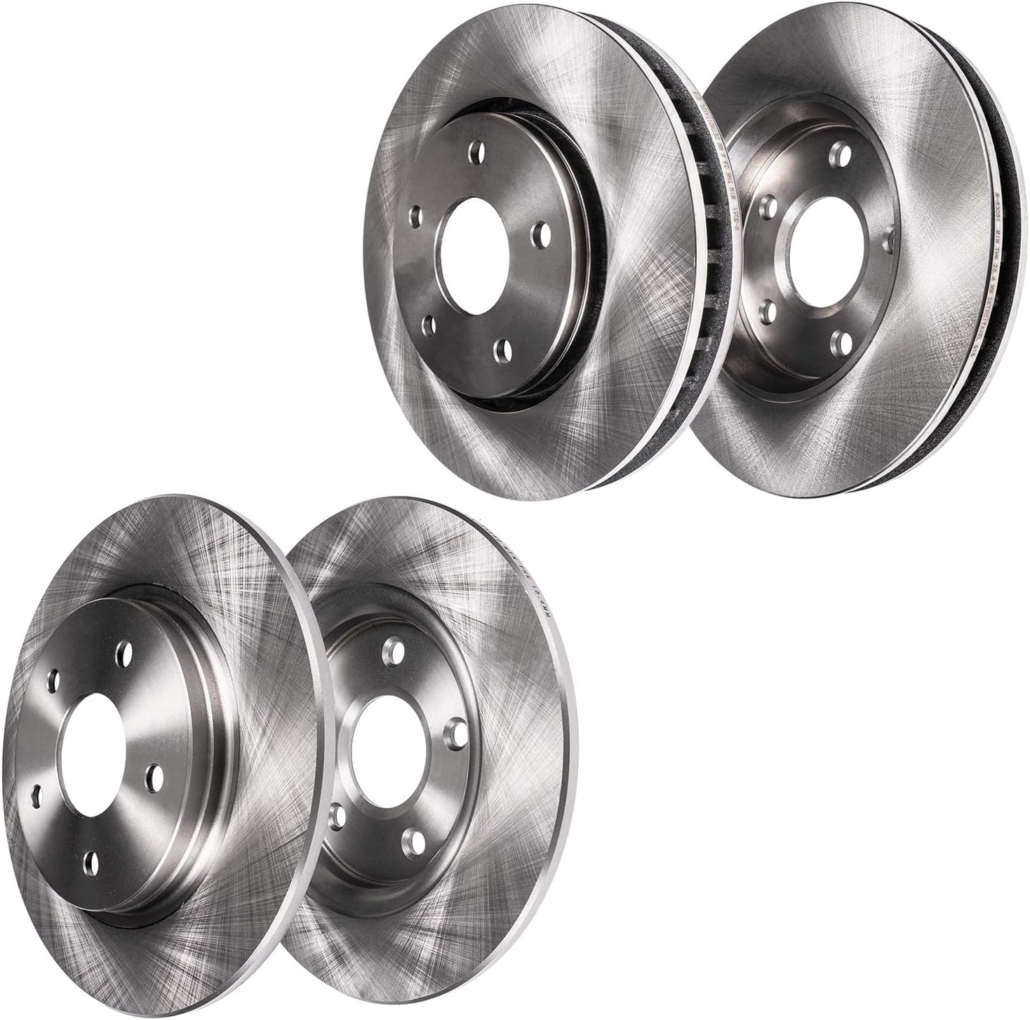 4pc Front & Rear Disc Brake Rotors Kit