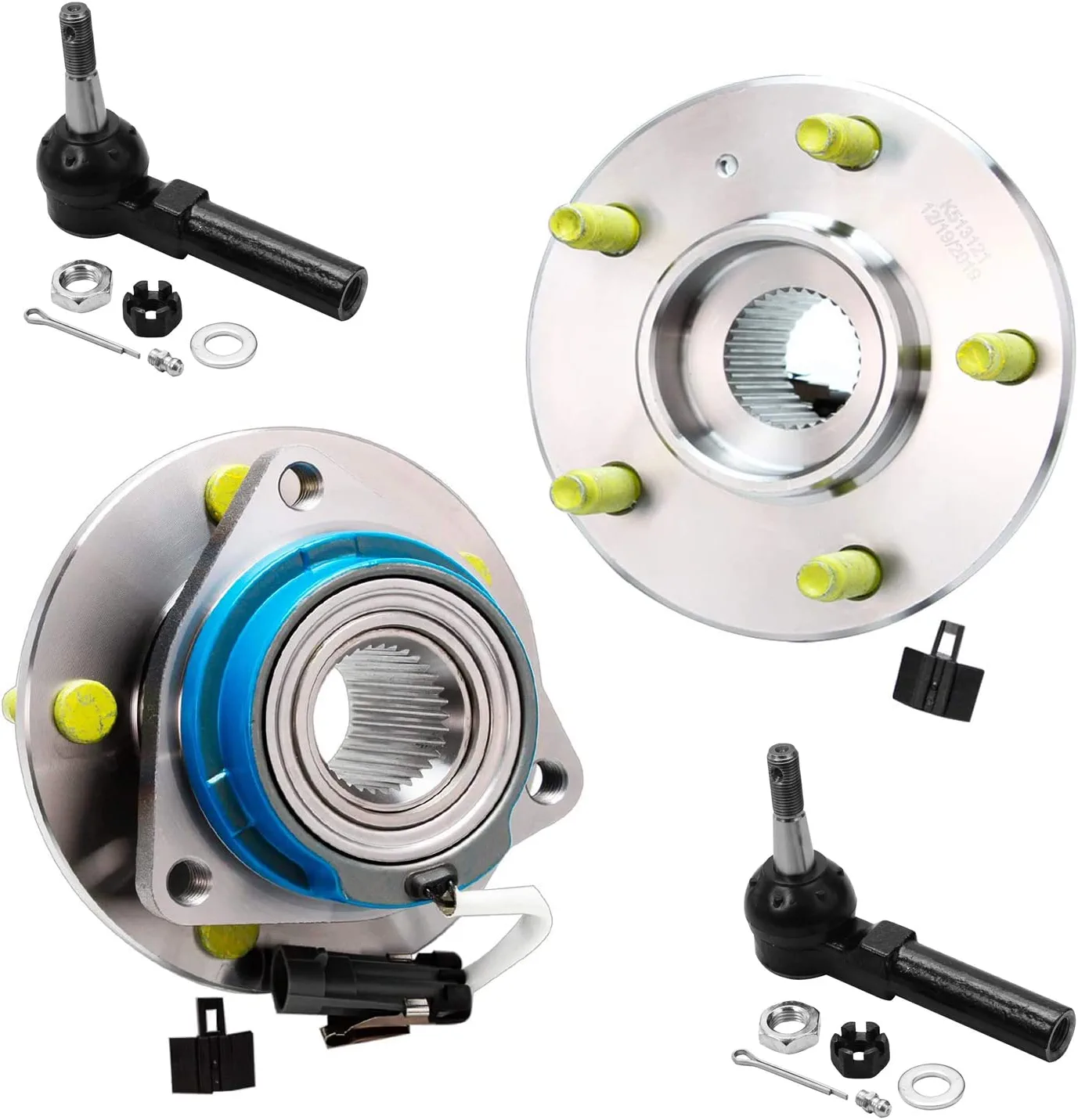 Pair (2) Front/Rear Wheel Hub & Bearing Kits For VW Transporter T6 2015-On