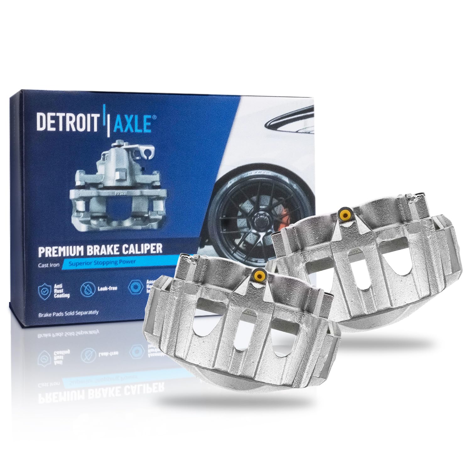 Pair Rear Brake Calipers (Remanufactured)