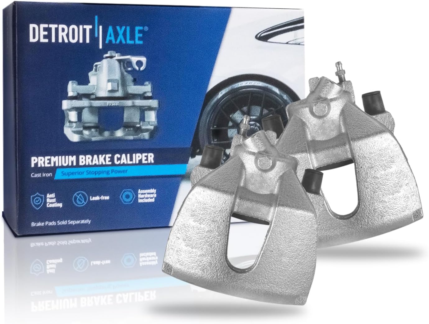 Pair Front Brake Calipers (Remanufactured)