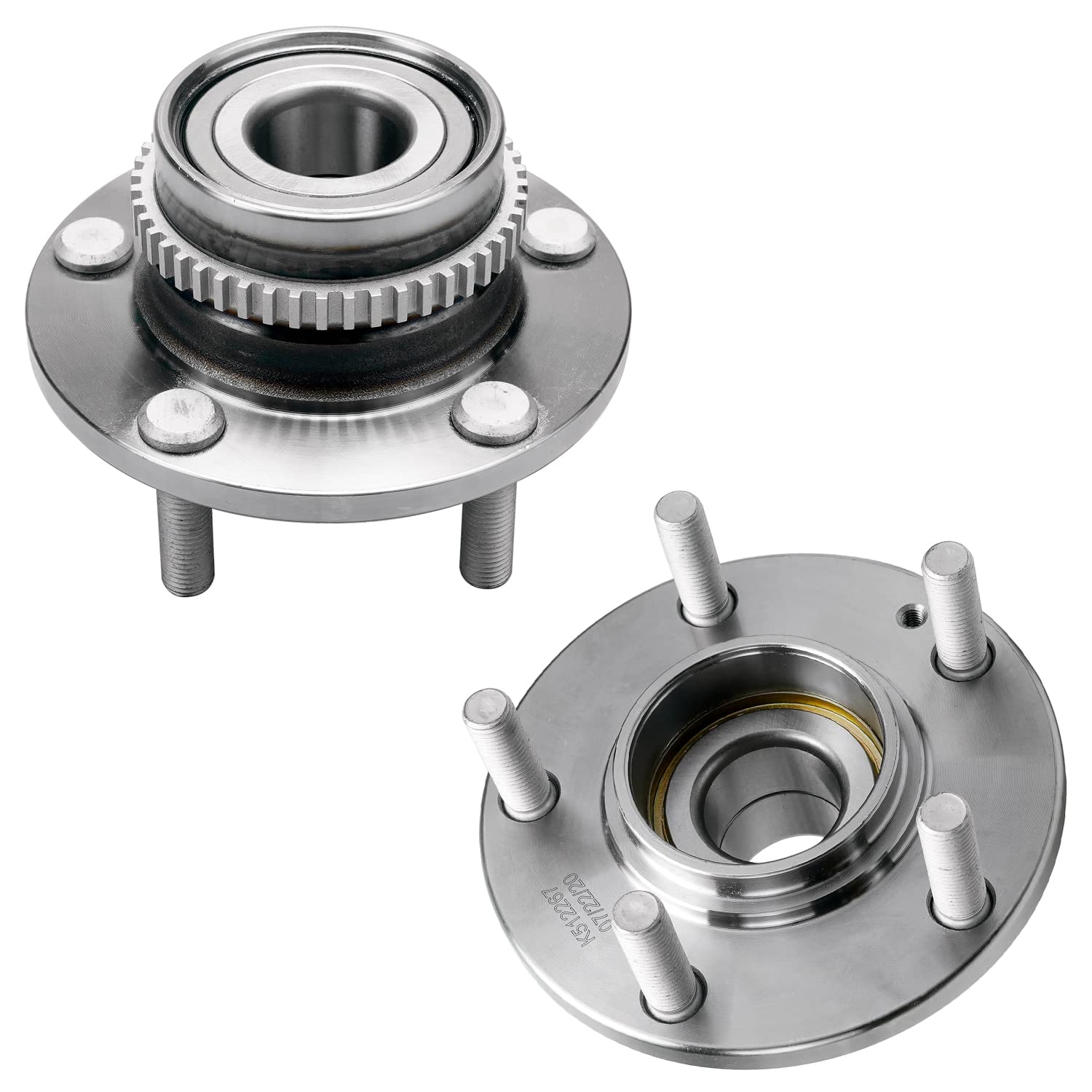 Rear Wheel Hub and Bearings (Pair)