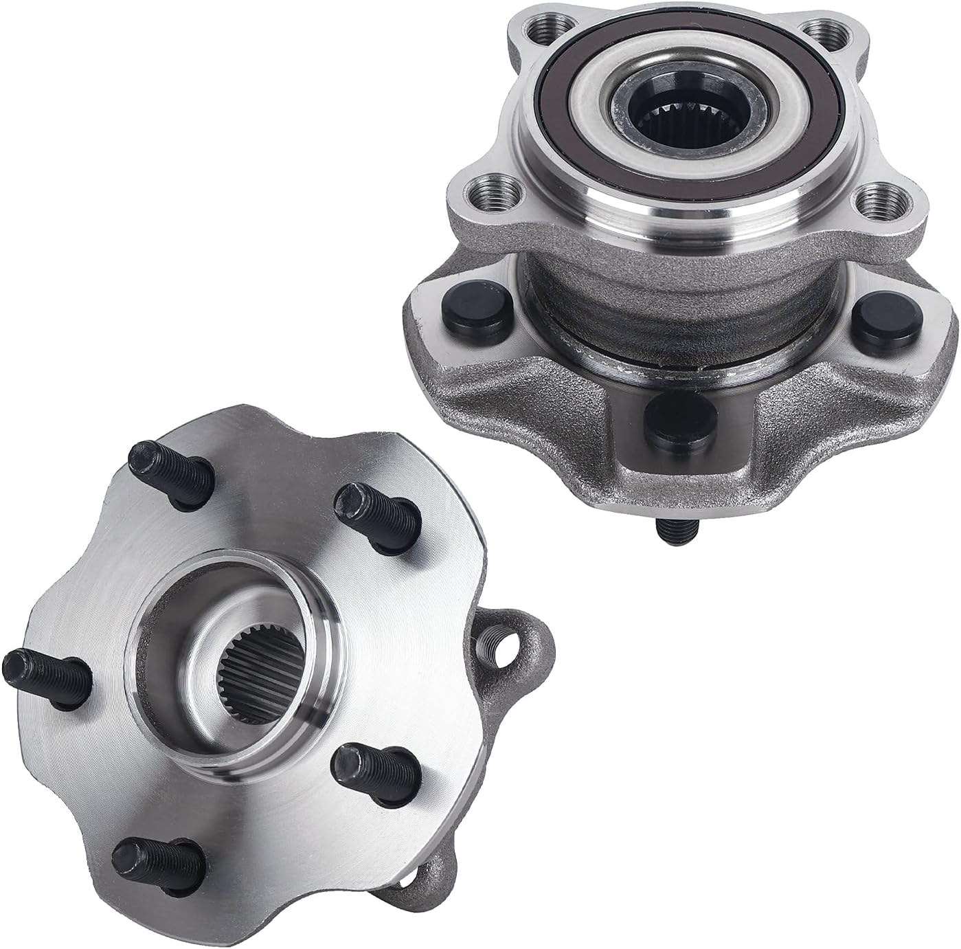 Rear Wheel Hub and Bearings (Pair)
