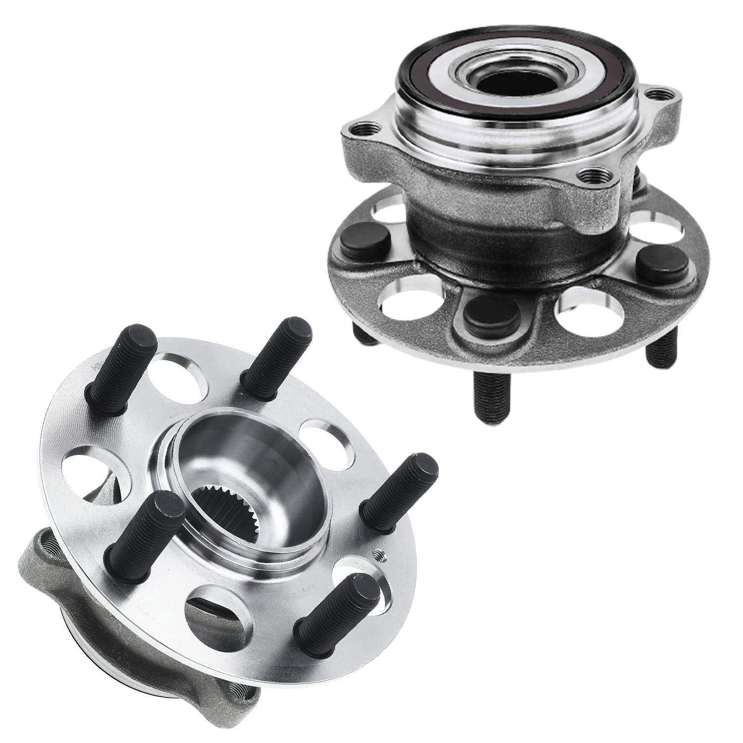 Rear Wheel Hub and Bearings (Pair)