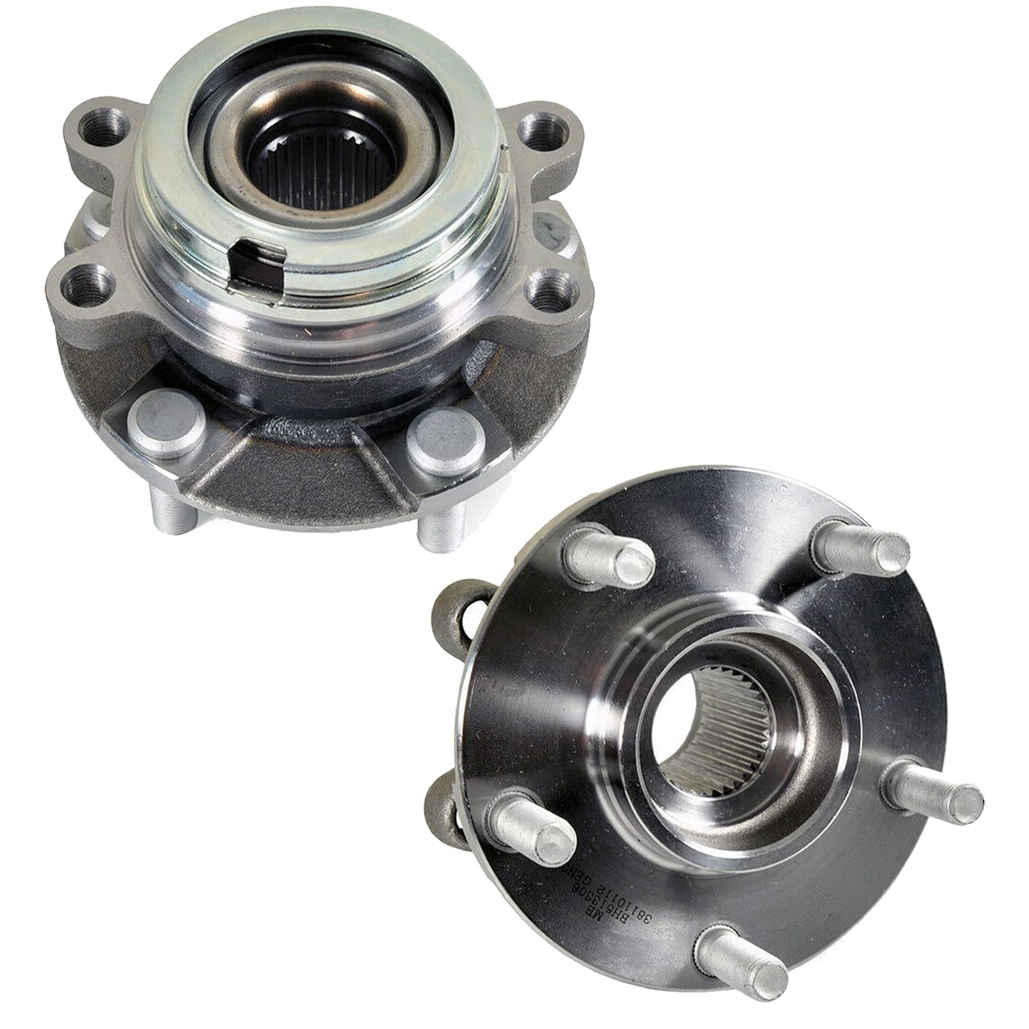 2014 Nissan Murano - Detroit Axle Front Wheel Bearing and Hub Assembly ...
