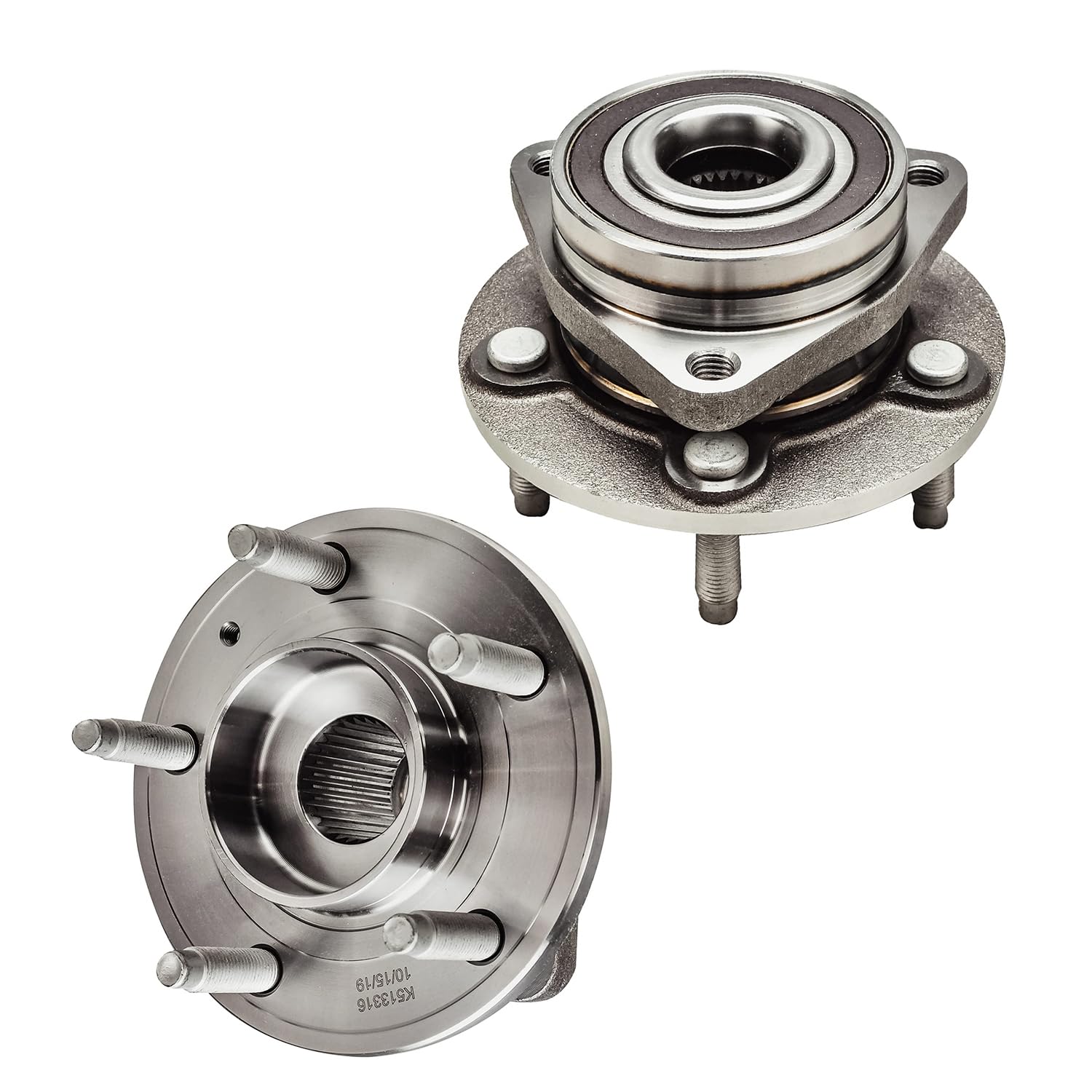 Rear Wheel Hub and Bearings (Pair)