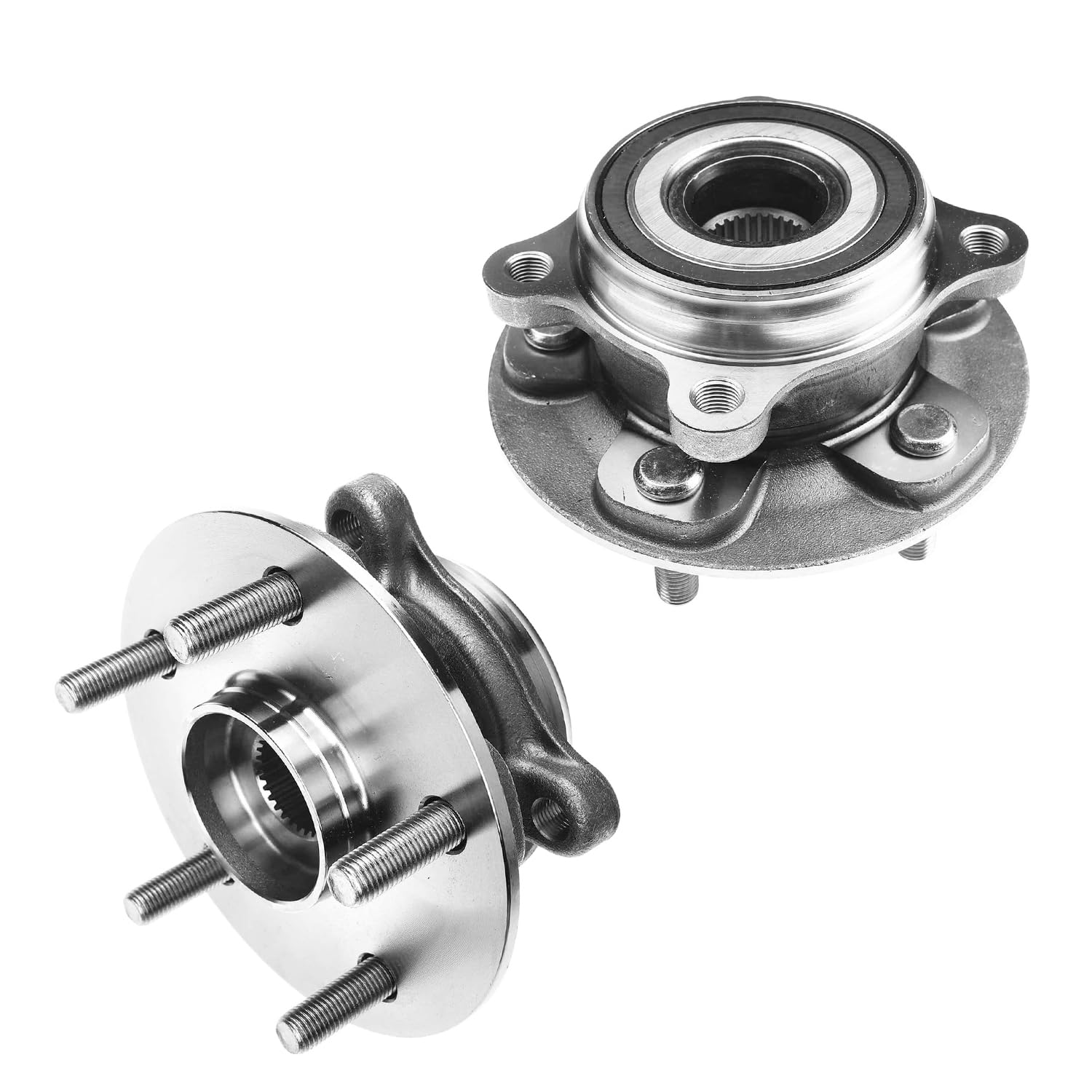 Front Wheel Hub and Bearings (Pair)