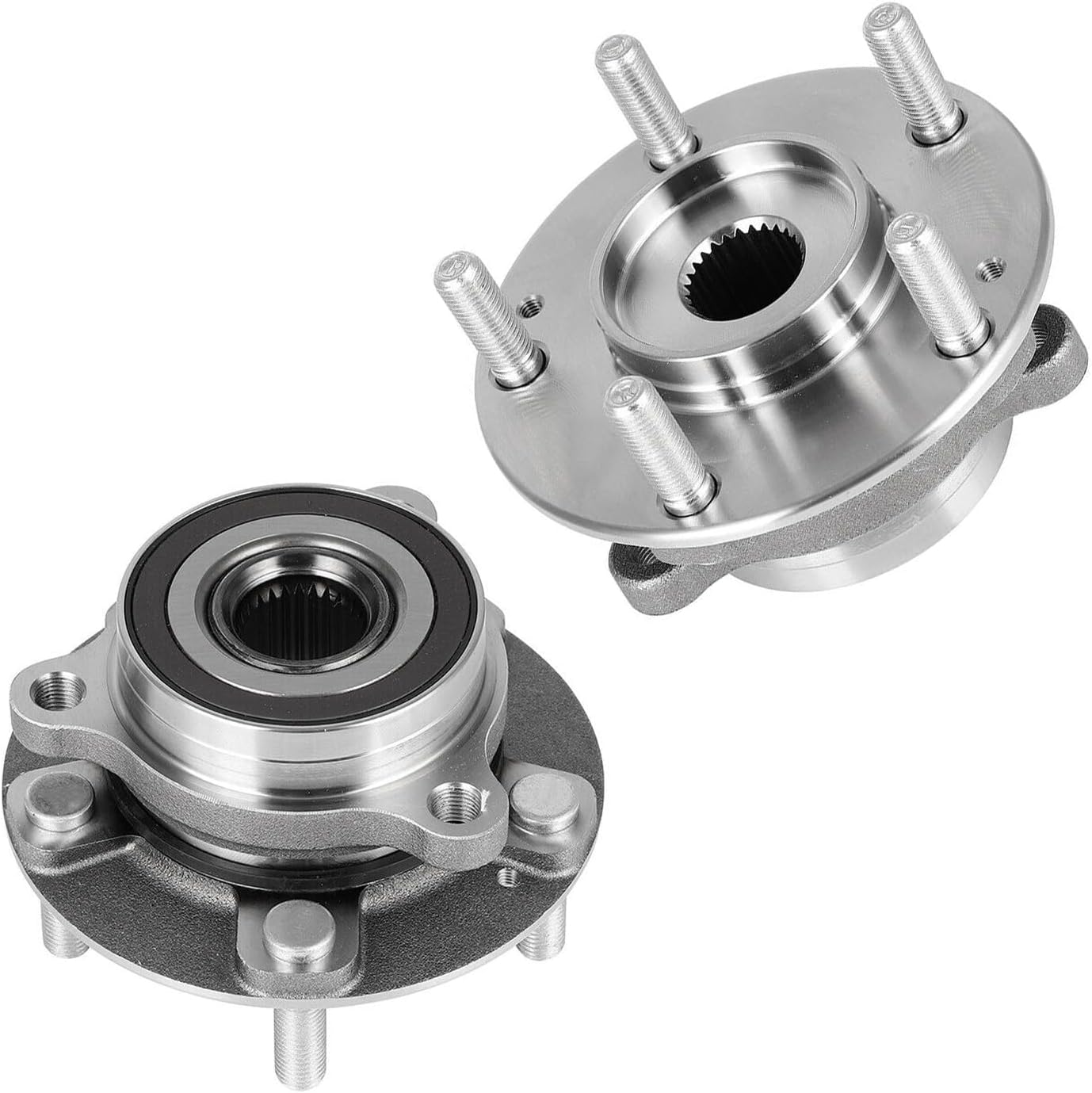 Rear Wheel Hub and Bearings (Pair)