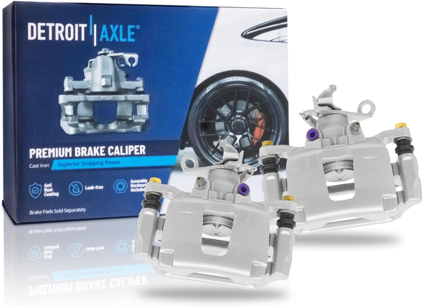 Pair Rear Brake Calipers (Remanufactured)
