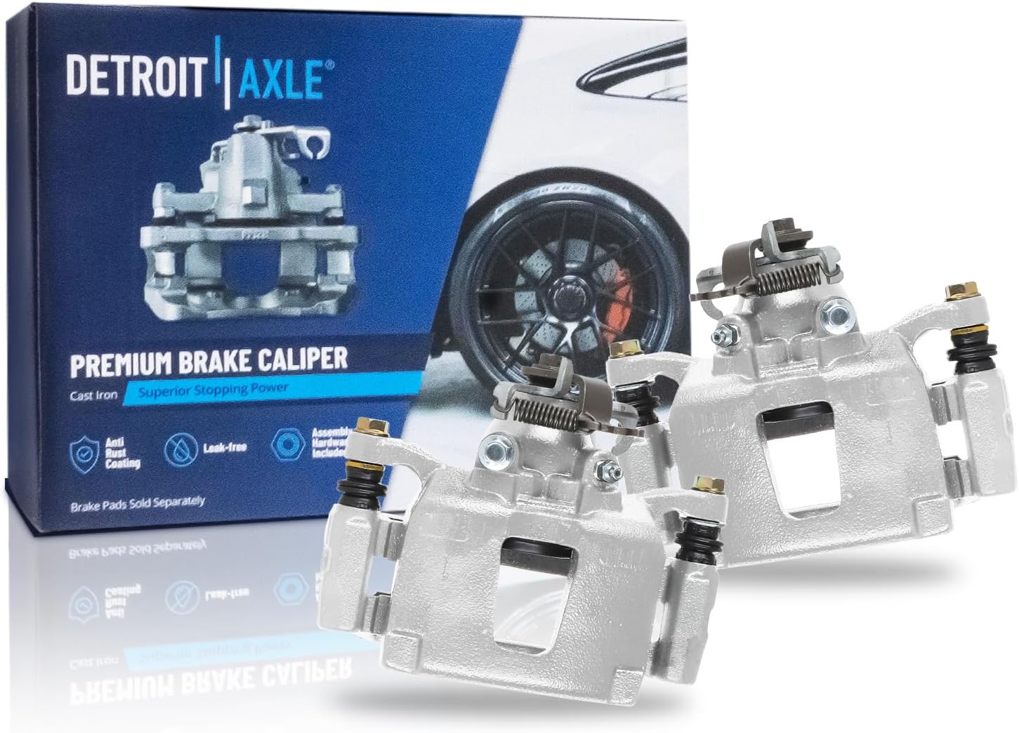 Pair Rear Brake Calipers (Remanufactured)