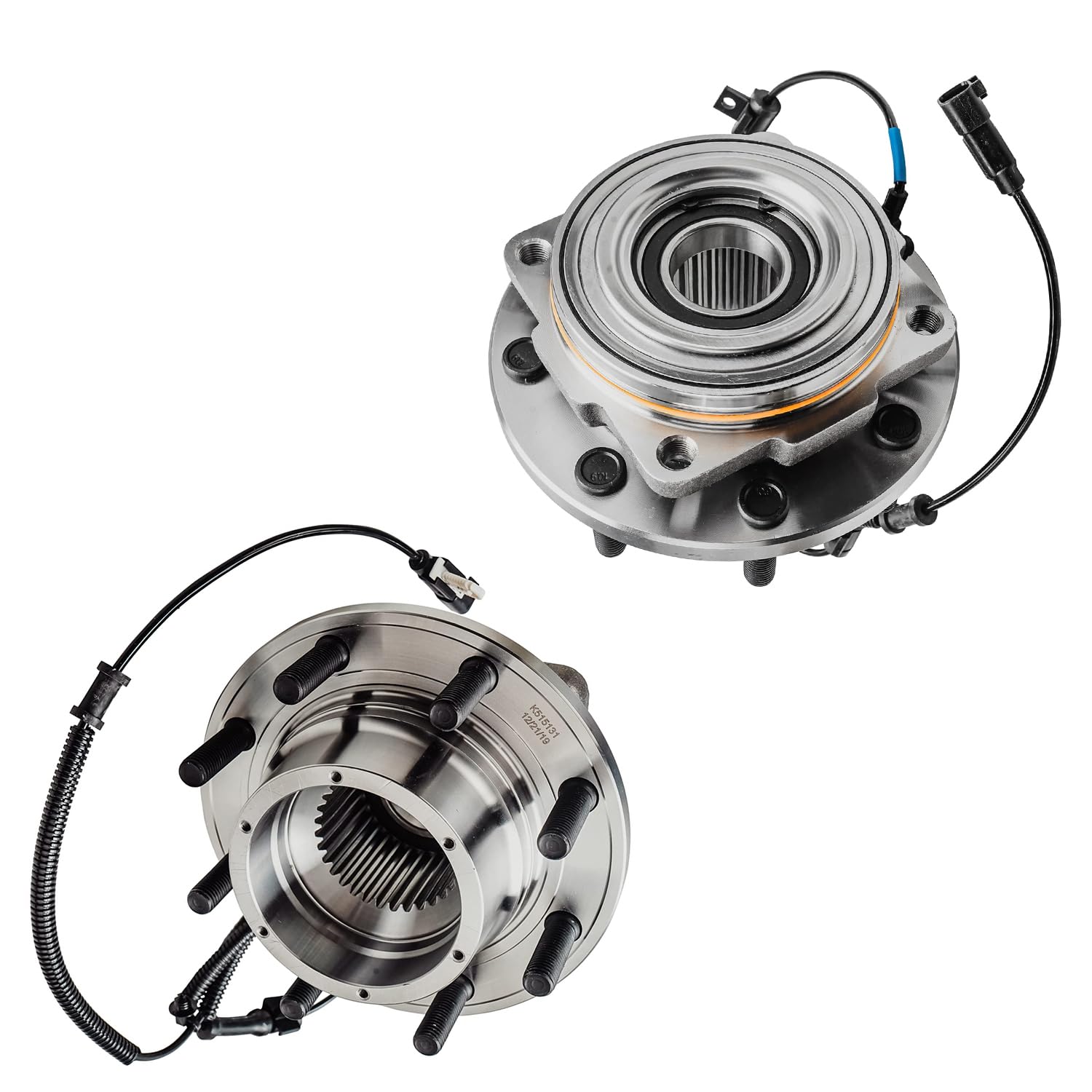 Front Wheel Hub and Bearings (Pair)