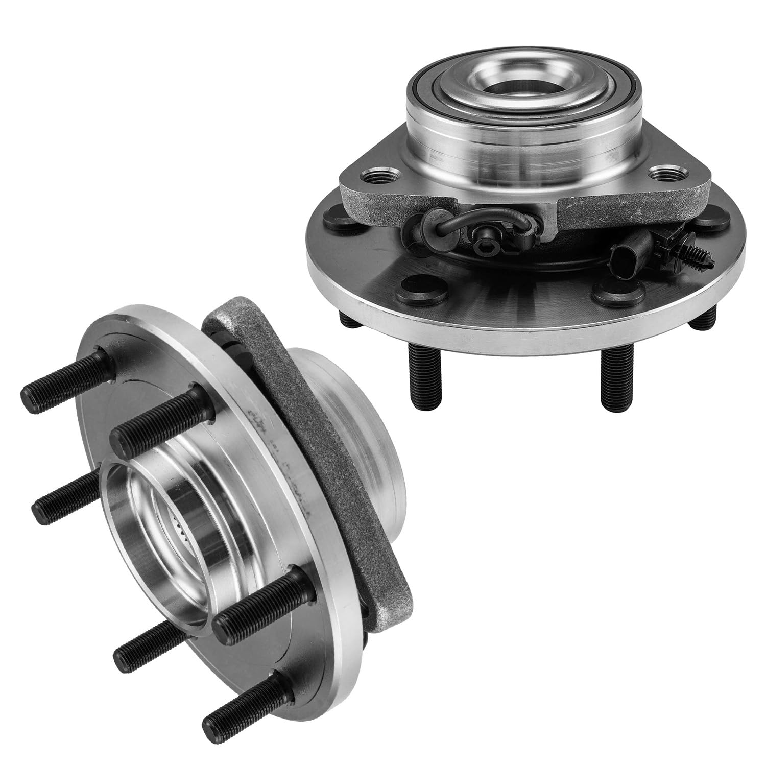 Front Wheel Hub and Bearings (Pair)