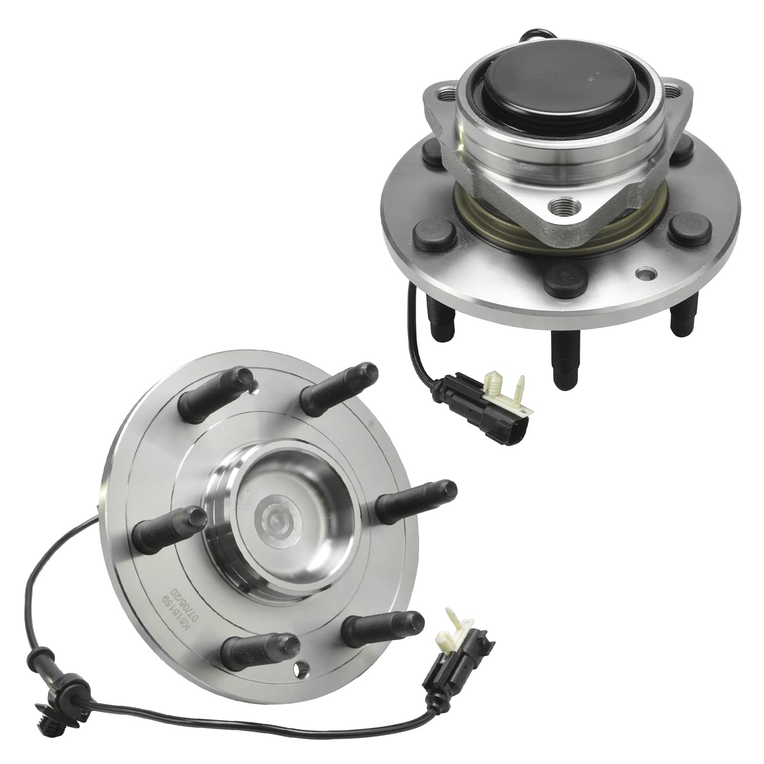 Front Wheel Hub and Bearings (Pair)
