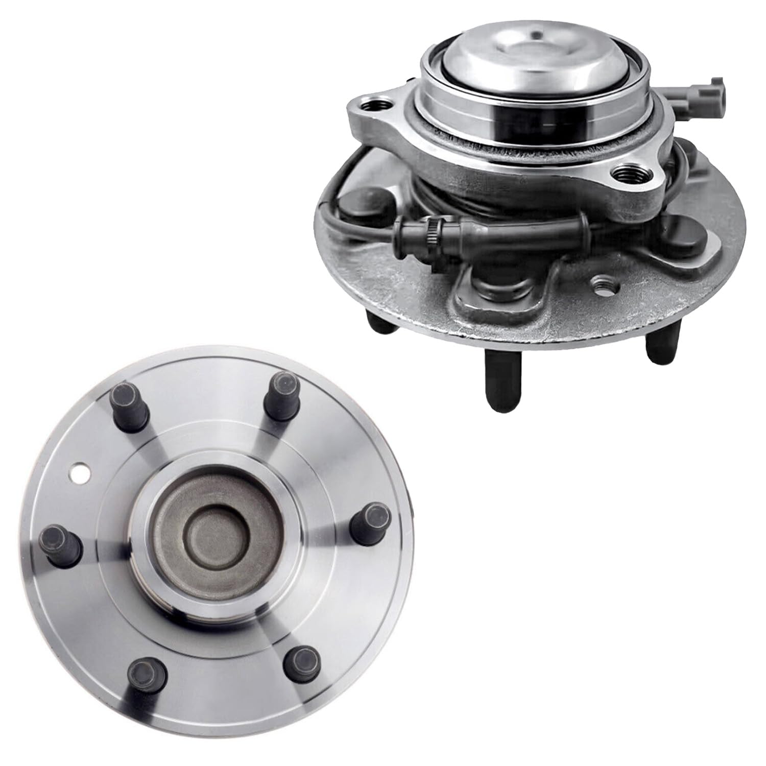 Front Wheel Hub and Bearings (Pair)