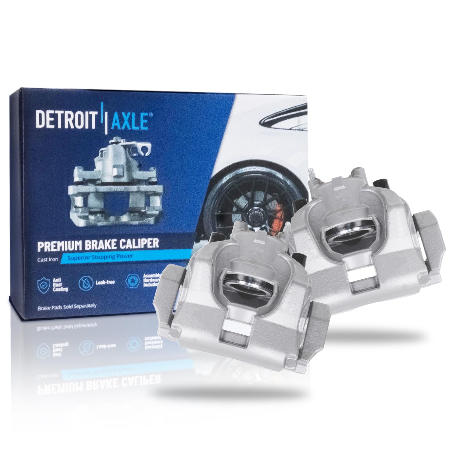 Pair Front Brake Calipers (Remanufactured)
