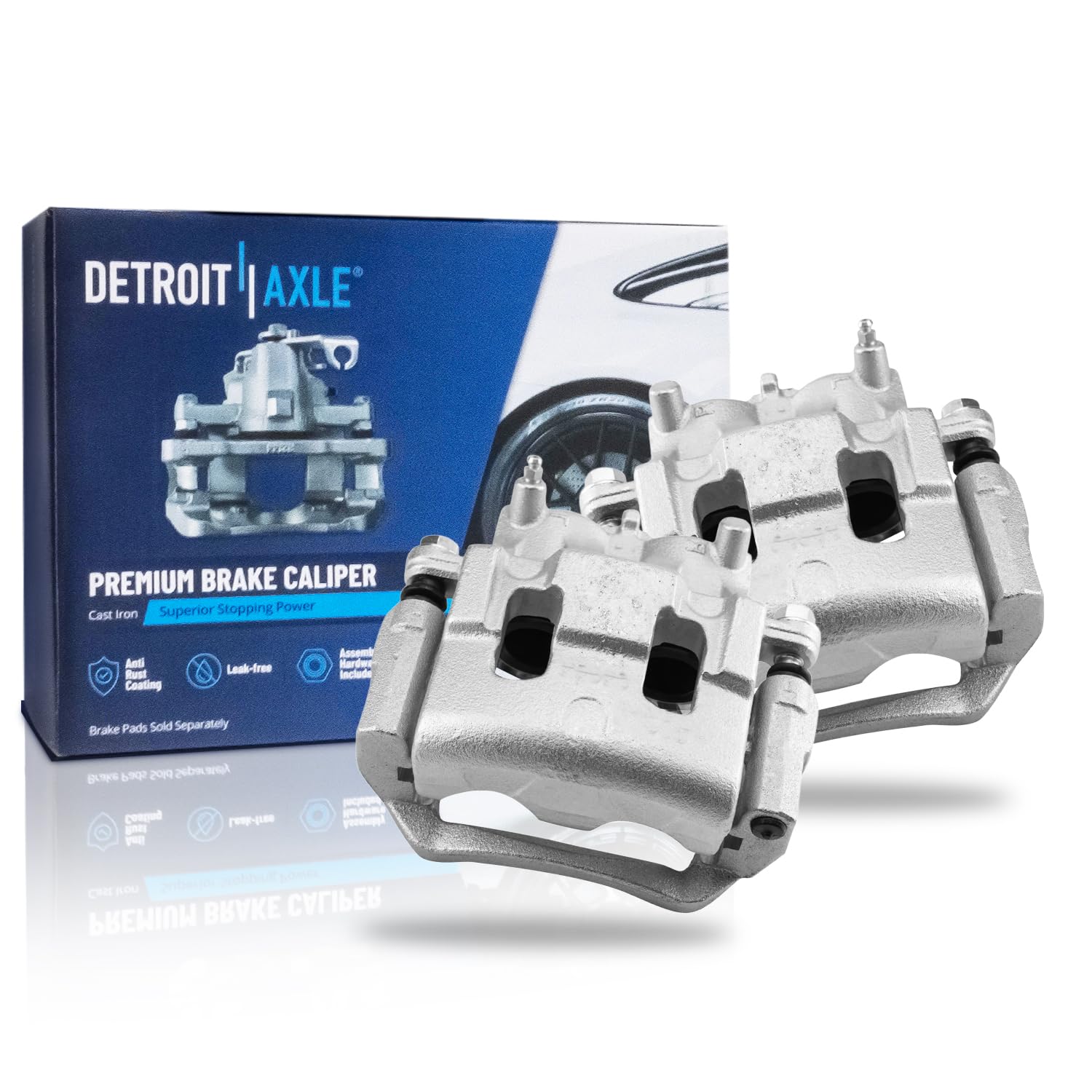 Pair Front Brake Calipers (Remanufactured)