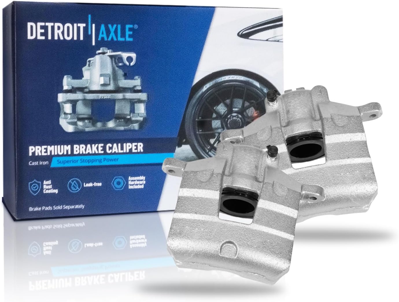 Pair Front Brake Calipers (Remanufactured)