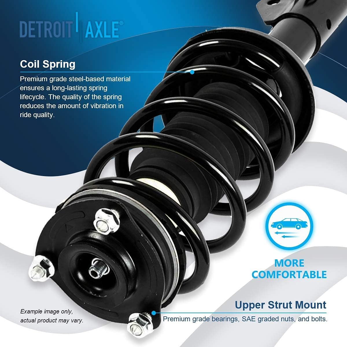 Detroit Axle Suspension Strut and Coil Spring Assembly 532287 — image 5