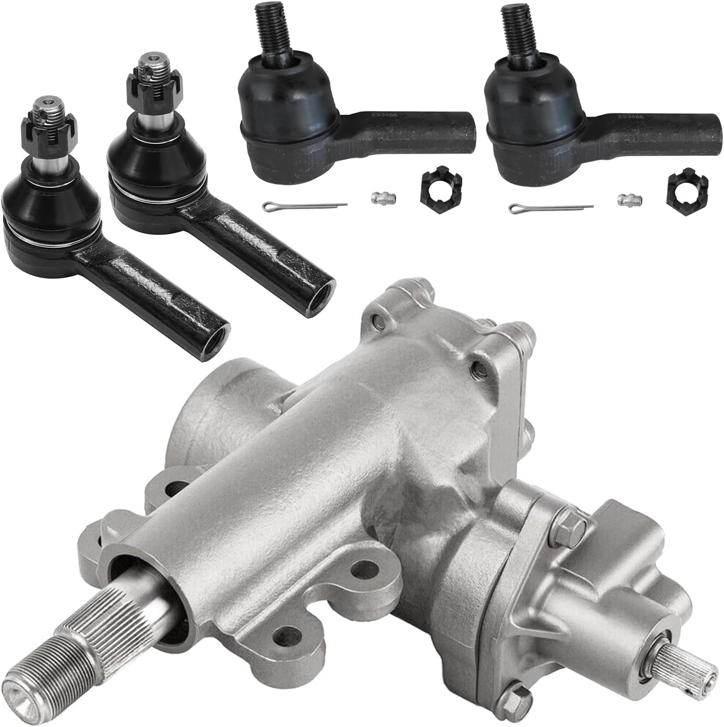 5pc Front Gear Box Inner Outer Tie Rods Suspension Kit