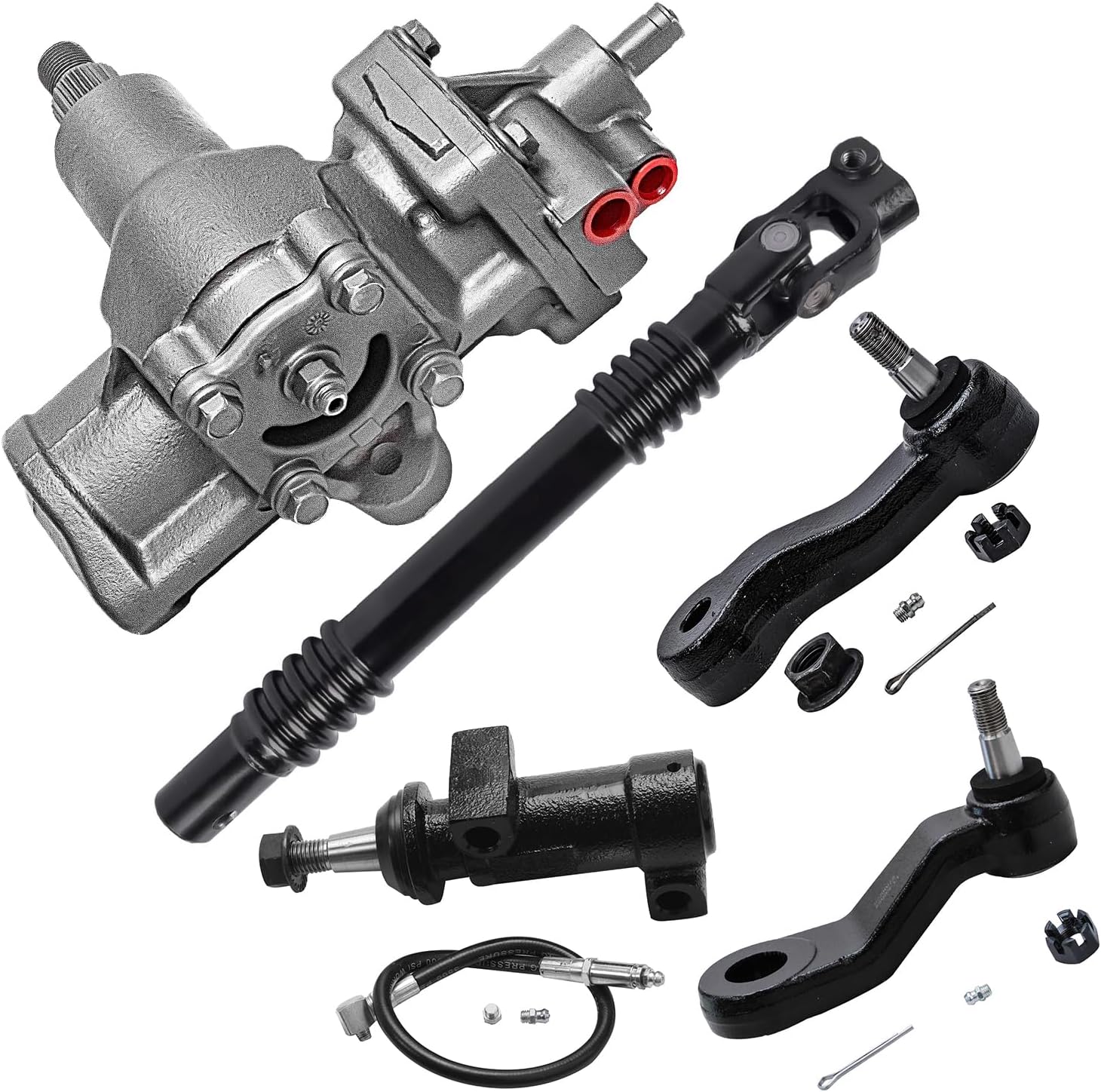 5pc Gear Box Lower Intermediate Steering Shaft Suspension Kit