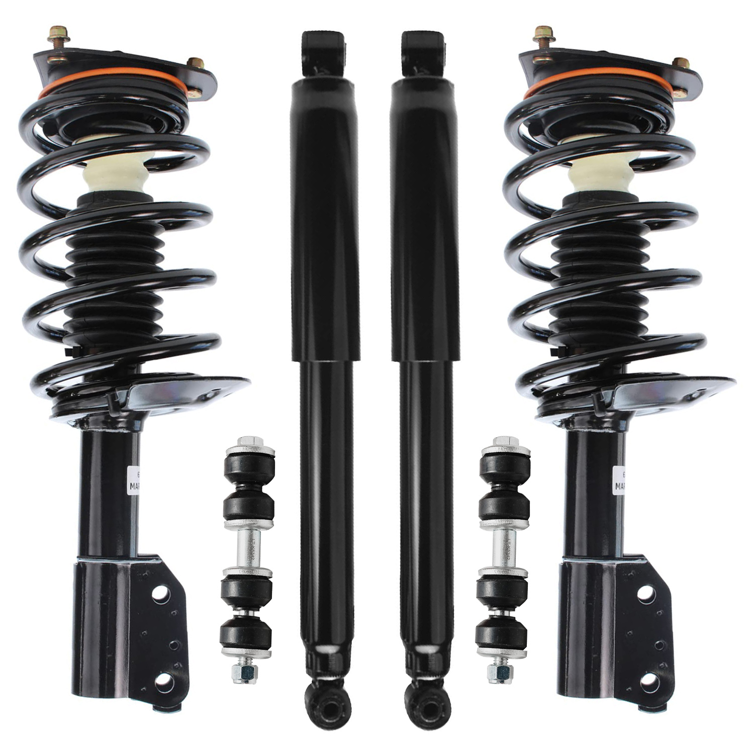 6pc Front Struts Rear Shocks Sway Bar Links Suspension Kit