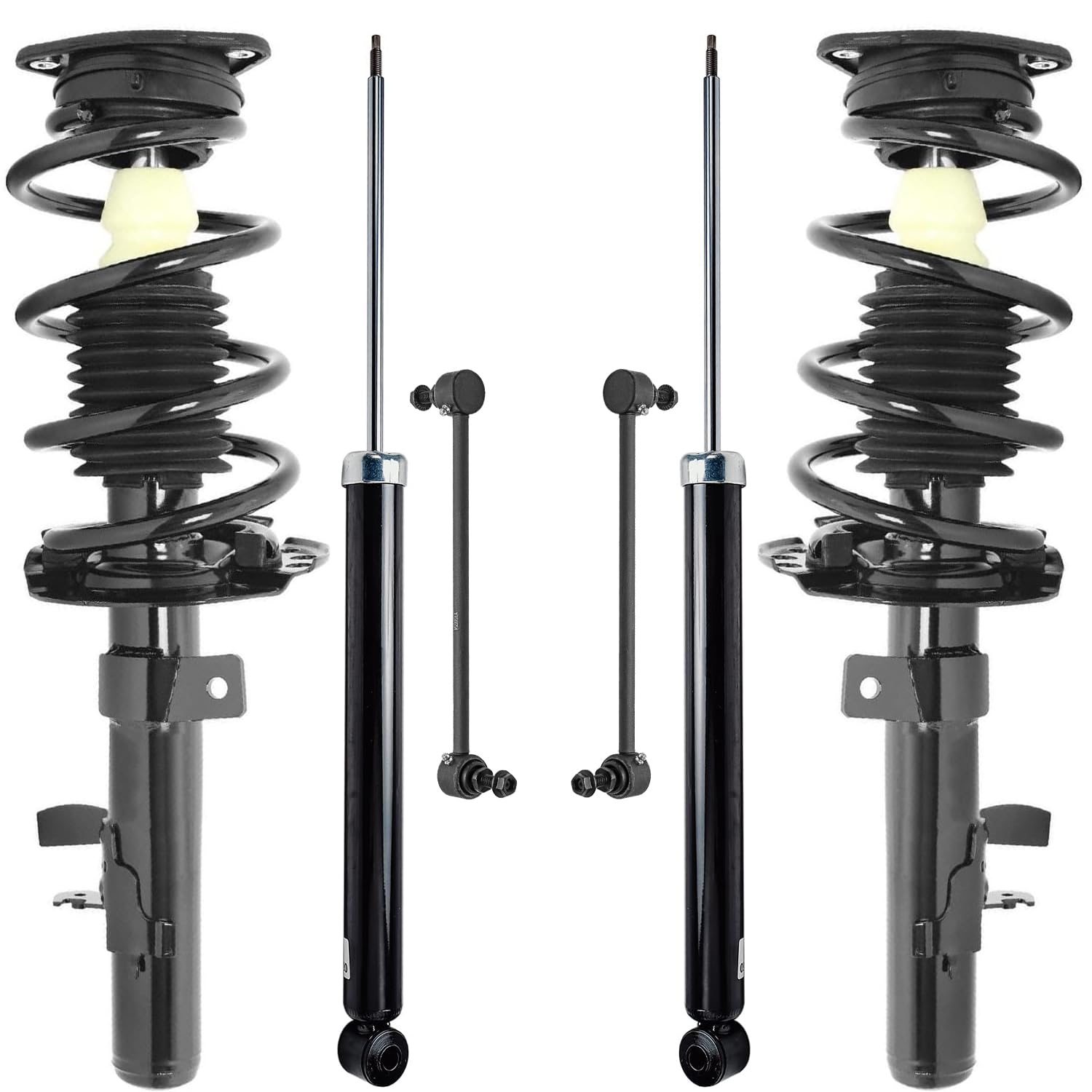 6pc Front Struts Rear Shocks Sway Bar Links Suspension Kit