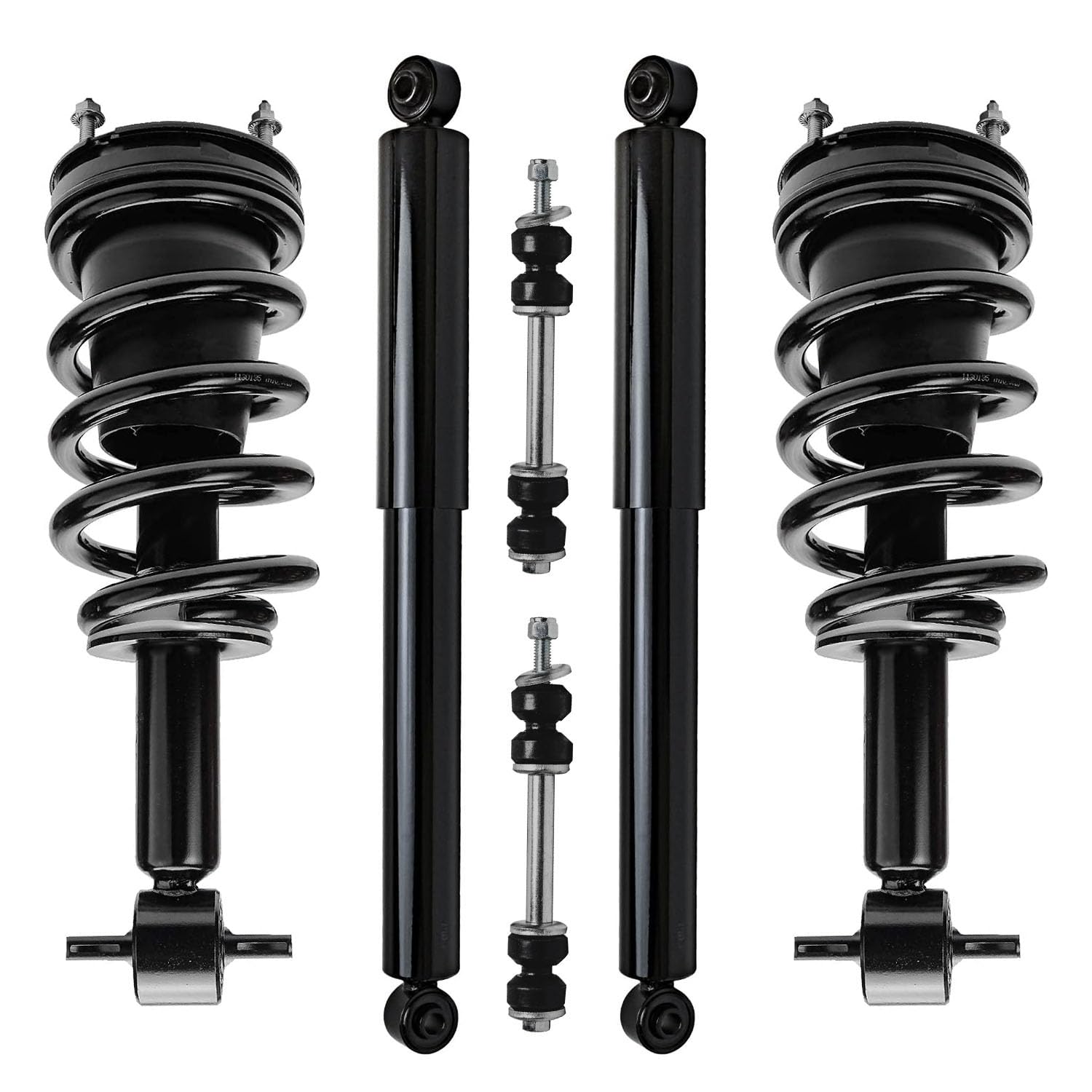 6pc Front Struts Rear Shocks Sway Bar Links Suspension Kit