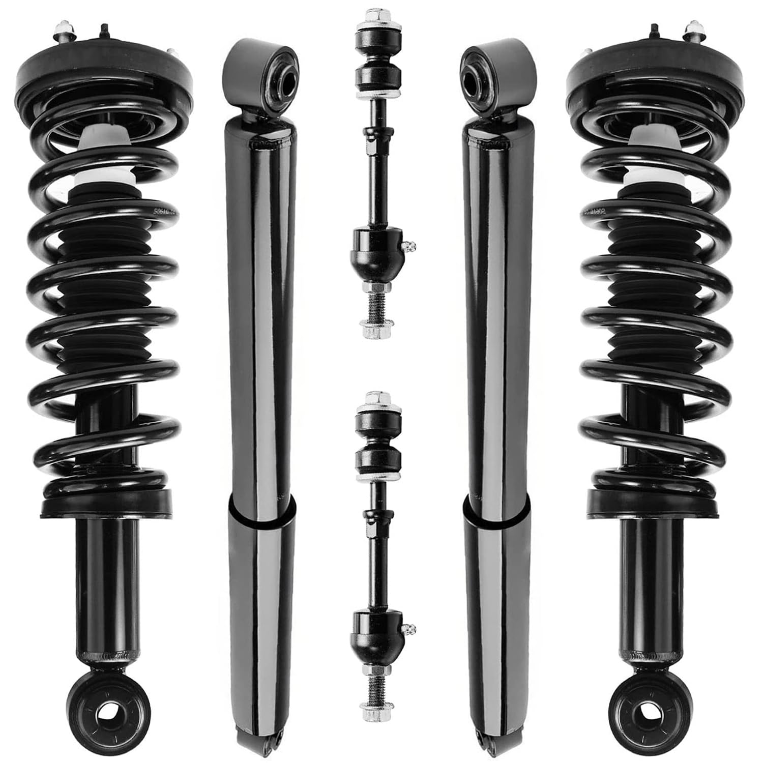 6pc Front Struts Rear Shocks Sway Bar Links Suspension Kit