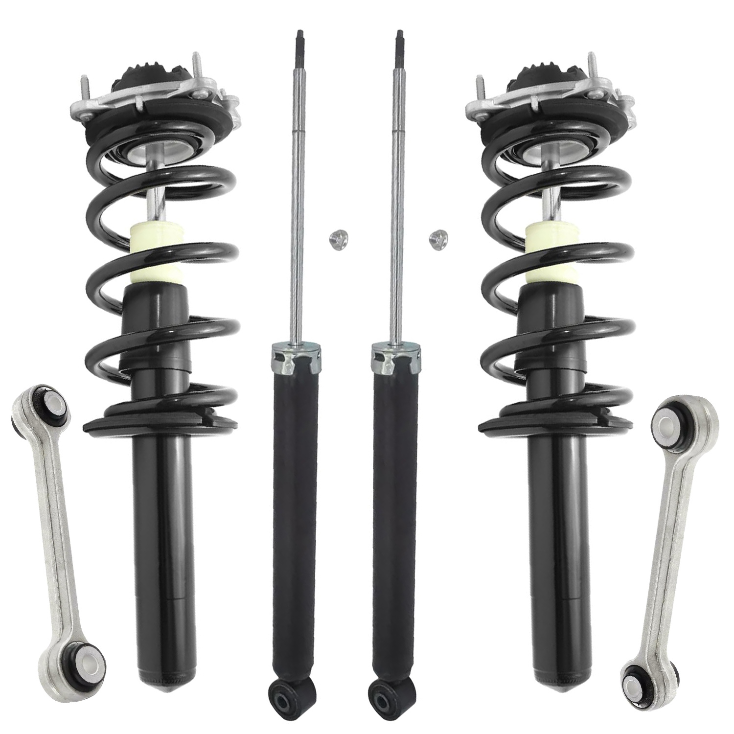 6pc Front Struts Rear Shocks Sway Bar Links Suspension Kit