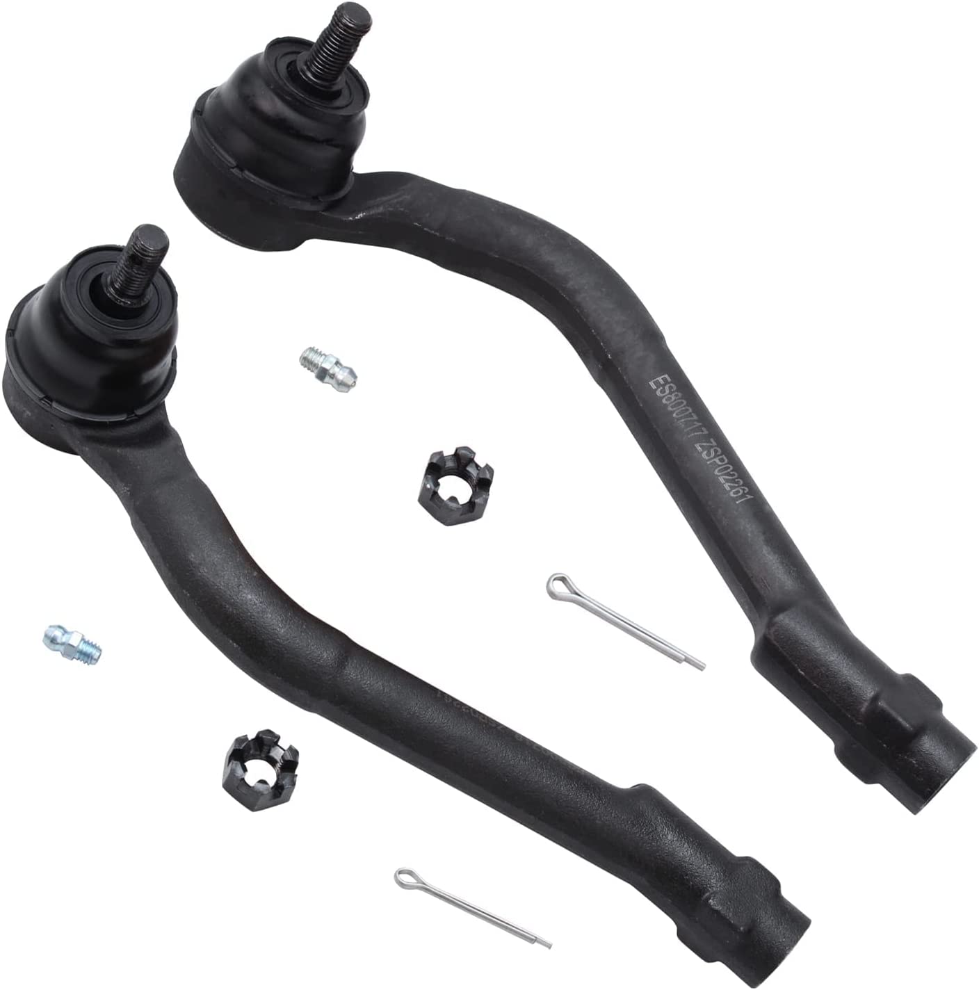 2014 Kia Optima - Detroit Axle 6pc Front Lower Control Arms Tie Rods Suspension Kit | Detroit Axle 6CS48199 - 5