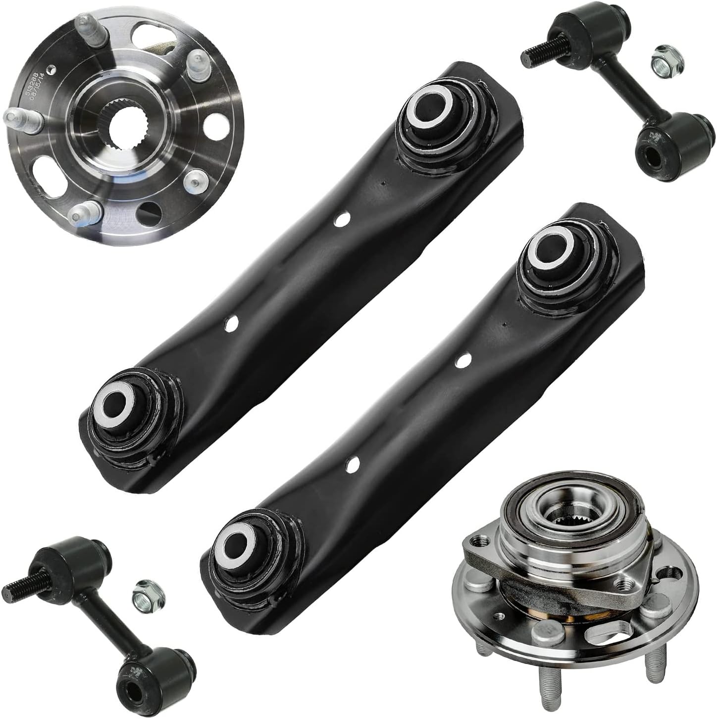 thumbnail image 2 of Detroit Axle Front Lower Control Arm & Wheel Bearing Hub Kit For 2013-2014 Nissan Altima Sedan – 8-Piece Set 2 of 3
