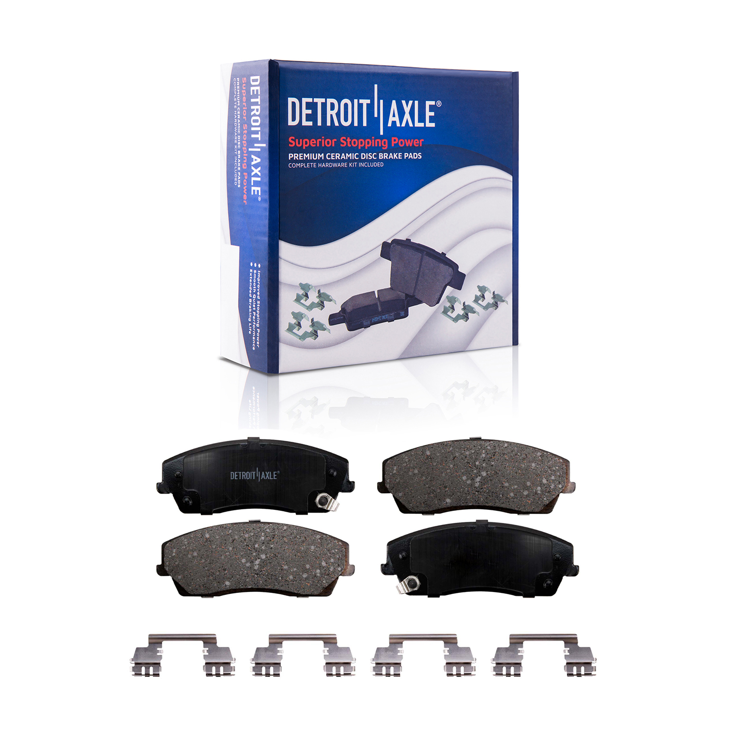 Detroit Axle - Front Rear Brake Rotors Pads for Dodge Challenger Charger Magnum — image 6