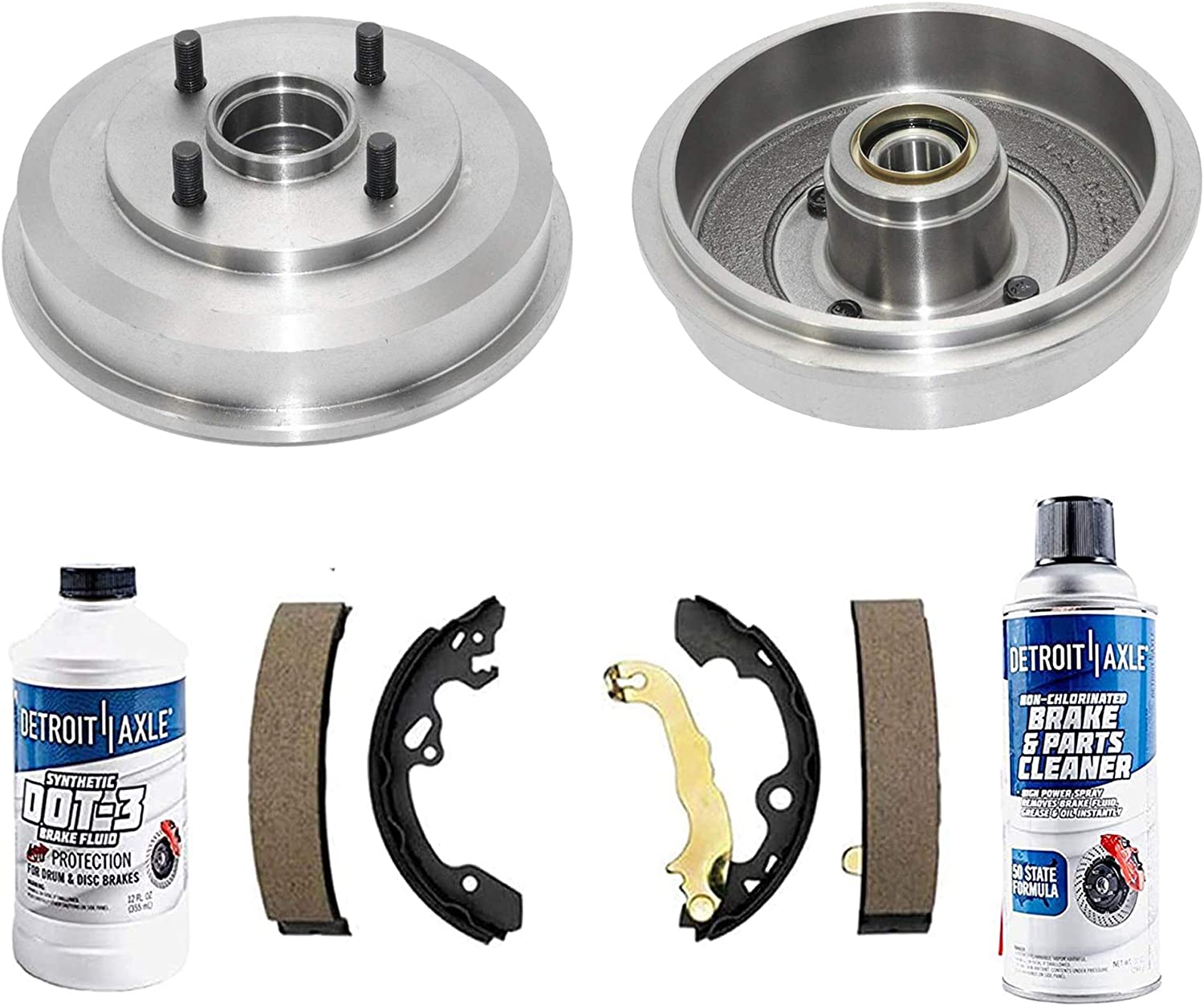 Raybestos Rear Brake Drum For Ford Focus - R-Line Replacement For 2012-2018 Models