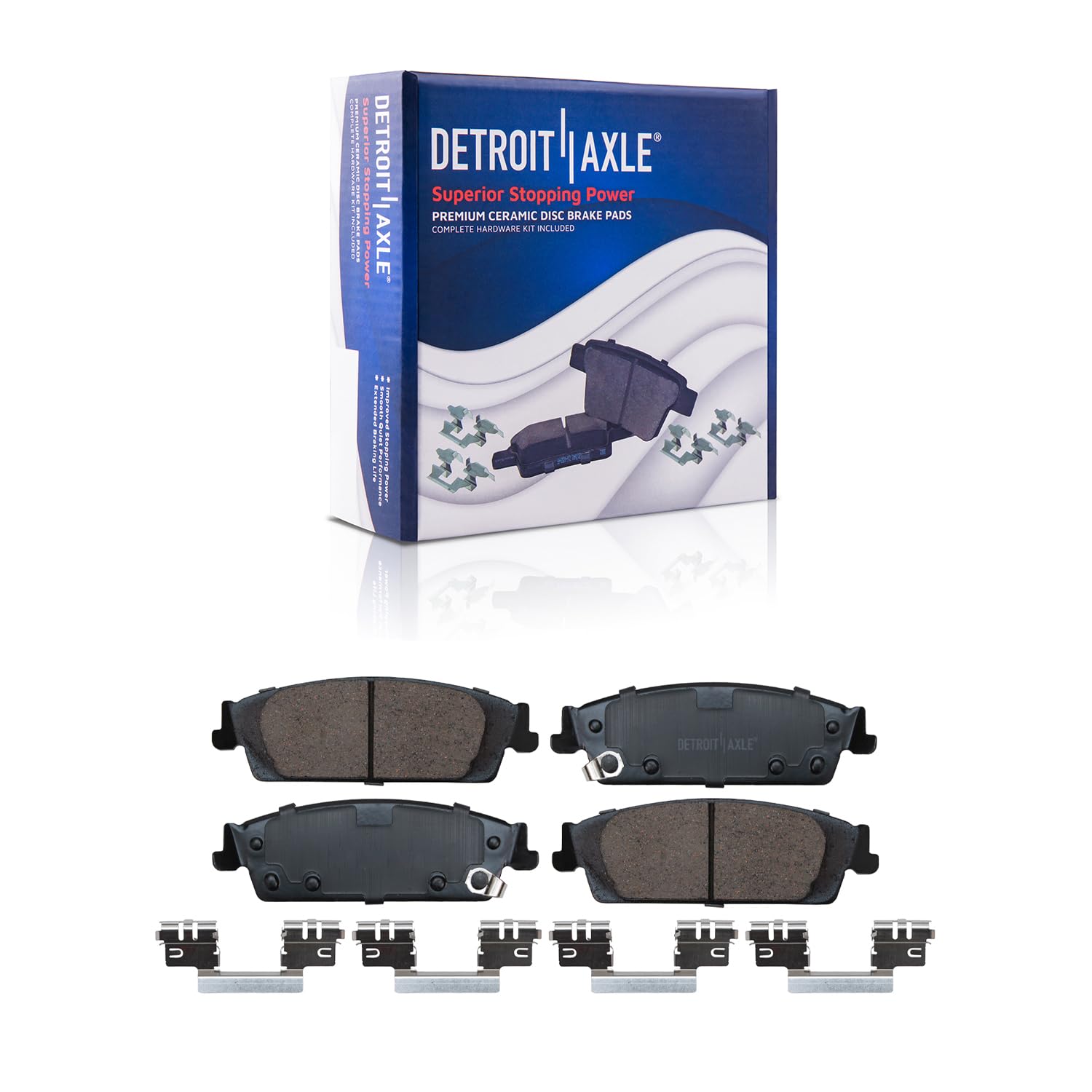 Detroit Axle - Front Rear Drilled Brake Kit for 2015-2019 Silverado Sierra 1500 — image 6