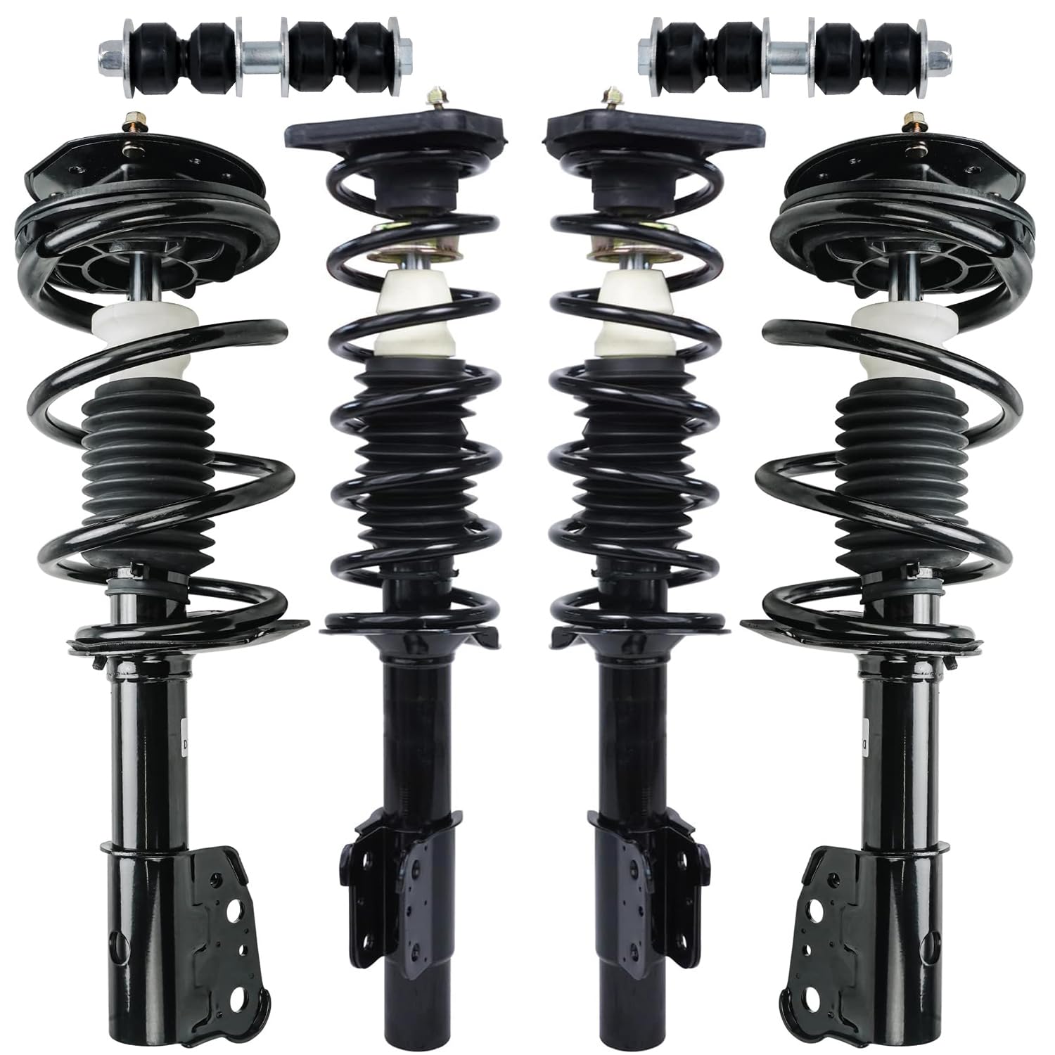 6pc Front & Rear Struts Sway Bar Links Suspension Kit